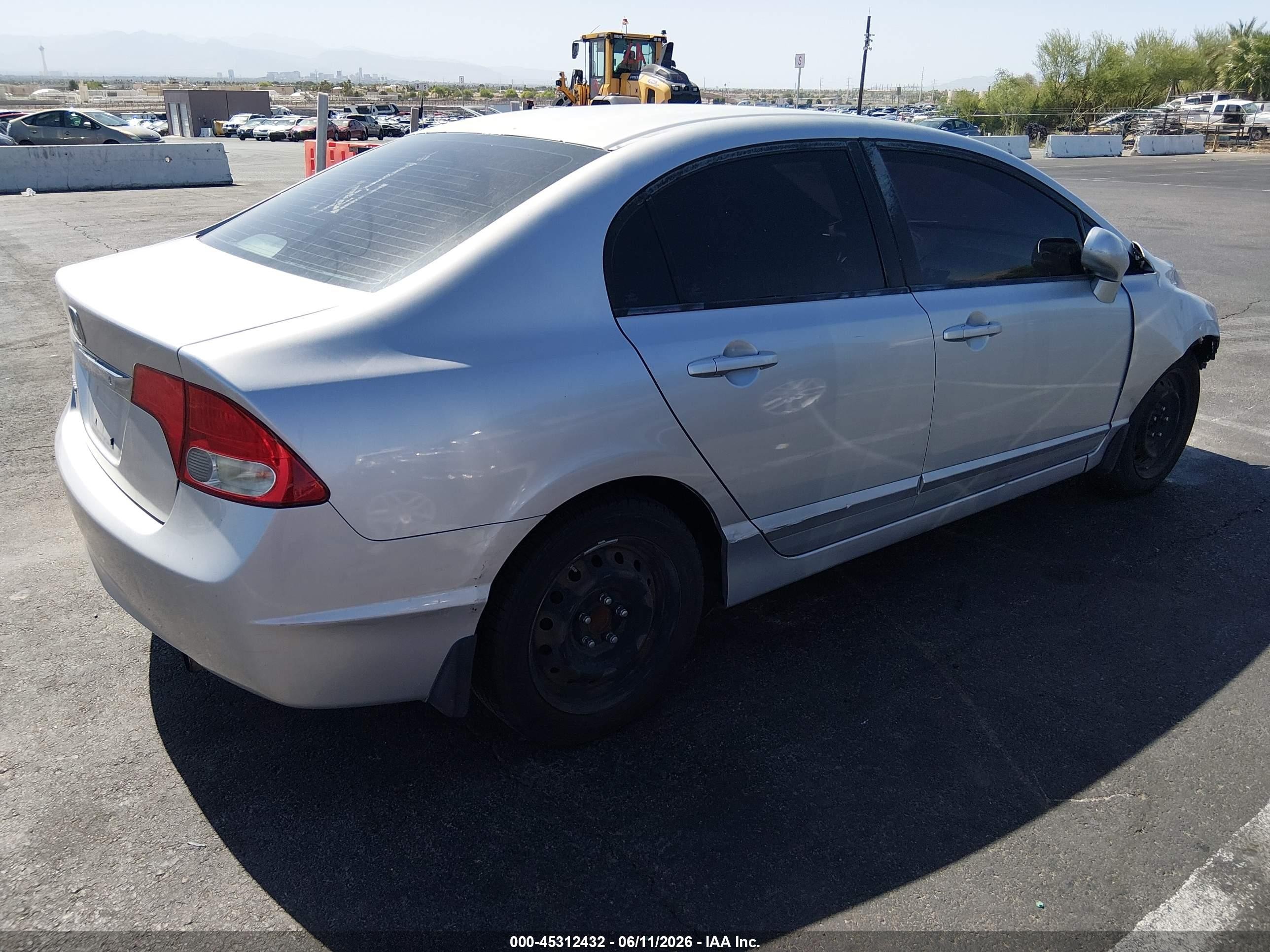 2010 Honda Civic Lx Silver vin: 2HGFA1F56AH318865