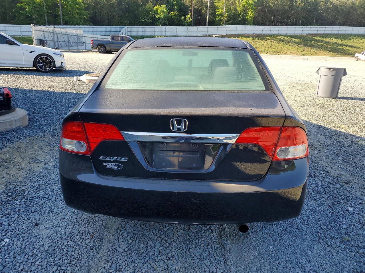 2010 Honda Civic Lx Black vin: 2HGFA1F56AH328134