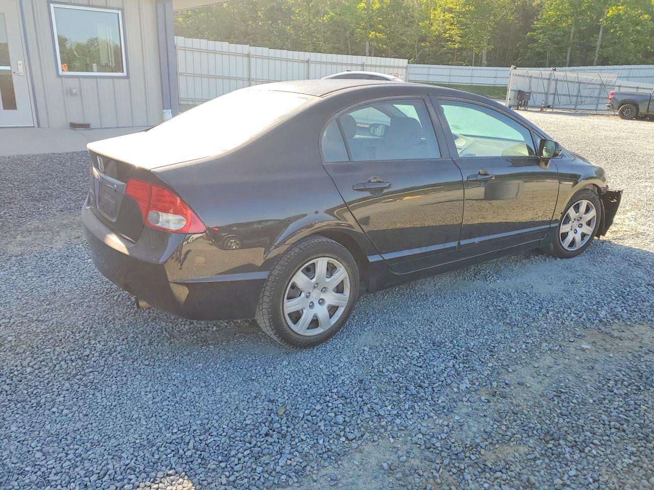 2010 Honda Civic Lx Black vin: 2HGFA1F56AH328134