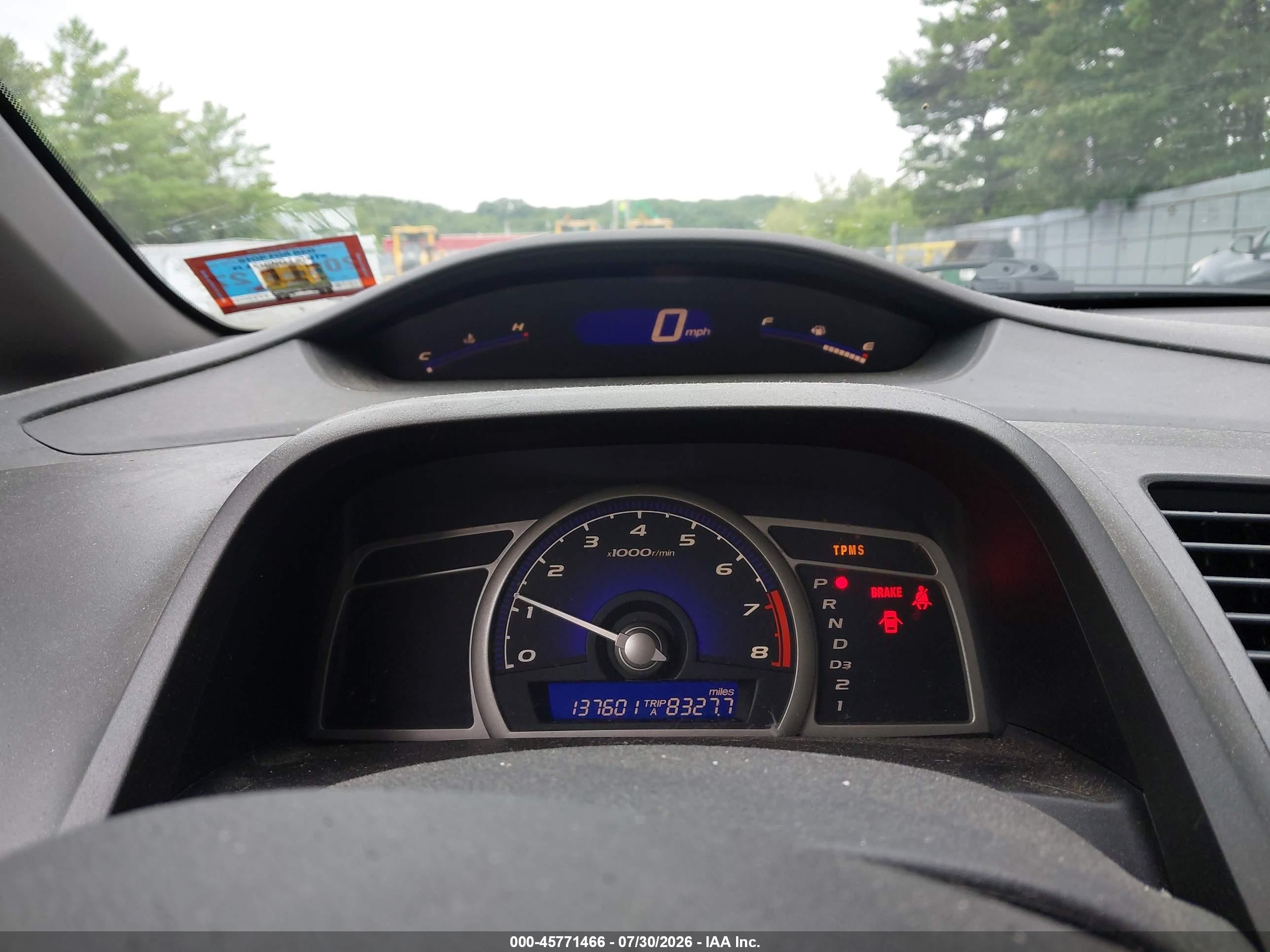 2010 Honda Civic Lx Blue vin: 2HGFA1F56AH500789