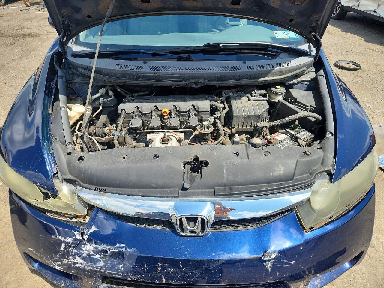 2010 Honda Civic Lx Blue vin: 2HGFA1F56AH501022
