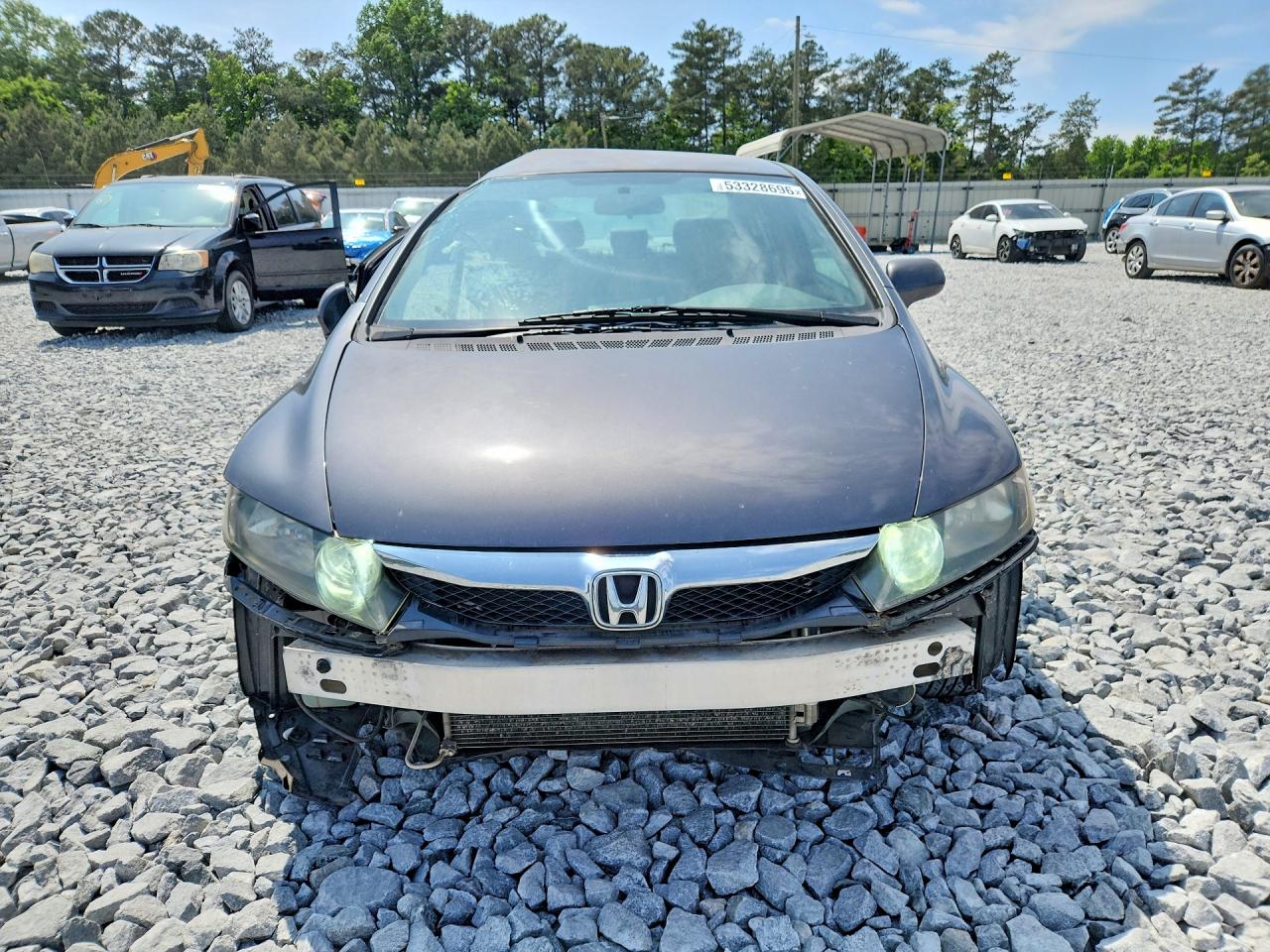 2010 Honda Civic Lx Gray vin: 2HGFA1F56AH501411
