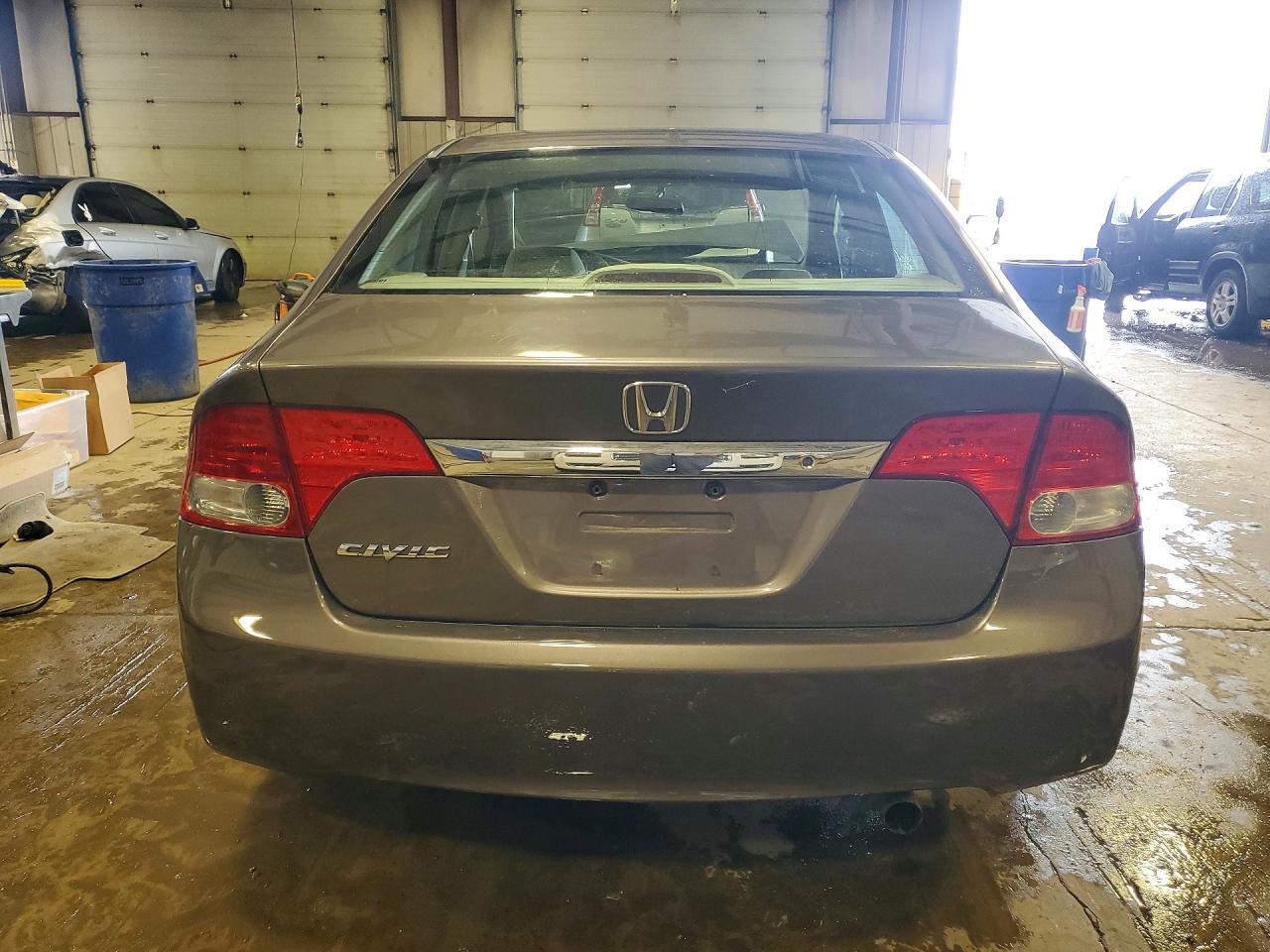 2010 Honda Civic Lx Gray vin: 2HGFA1F56AH526261