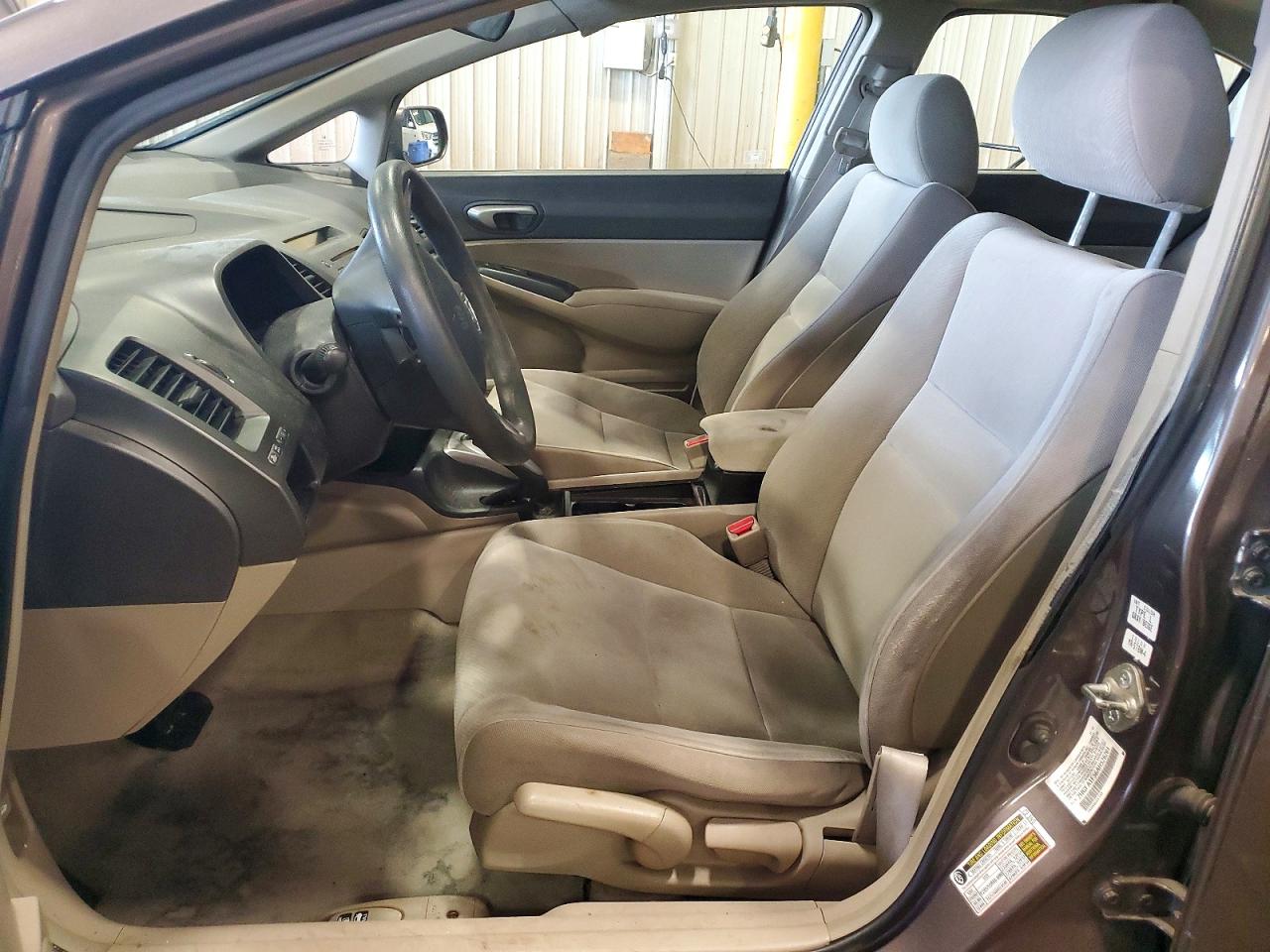 2010 Honda Civic Lx Gray vin: 2HGFA1F56AH526261