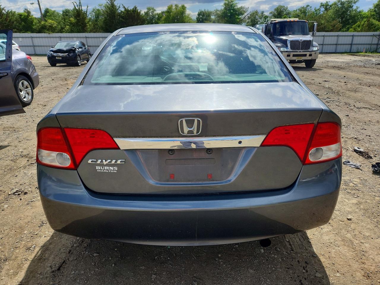 2010 Honda Civic Lx Серый vin: 2HGFA1F56AH543996