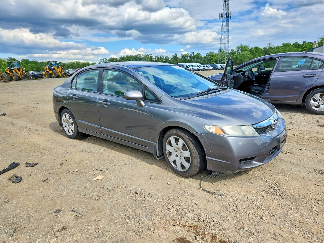 2010 Honda Civic Lx Серый vin: 2HGFA1F56AH543996