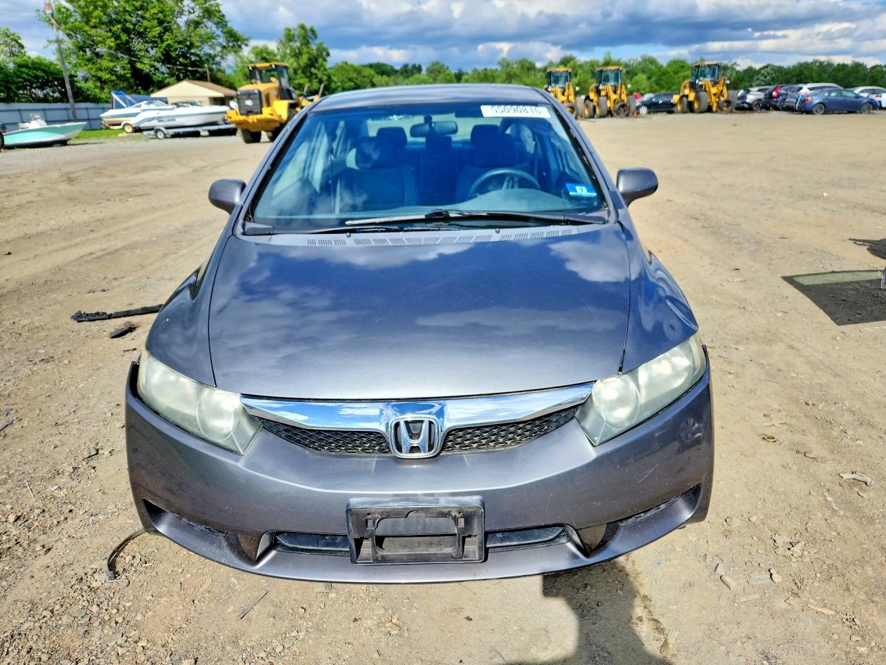 2010 Honda Civic Lx Серый vin: 2HGFA1F56AH543996