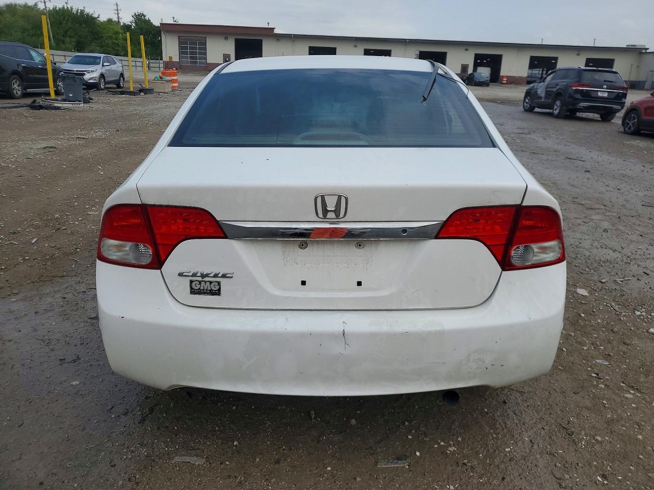 2010 Honda Civic Lx White vin: 2HGFA1F56AH544923