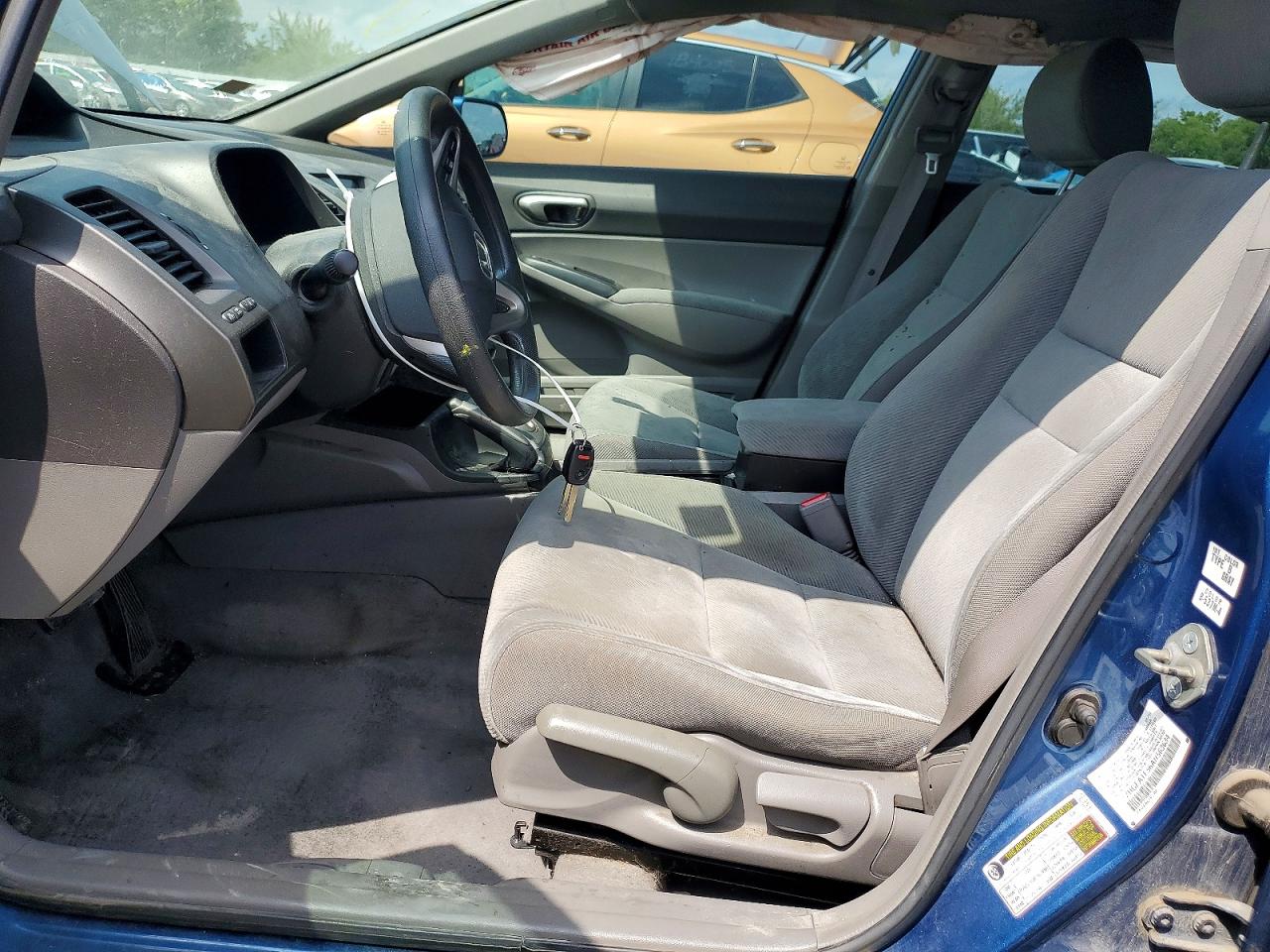 2010 Honda Civic Lx Blue vin: 2HGFA1F56AH563634