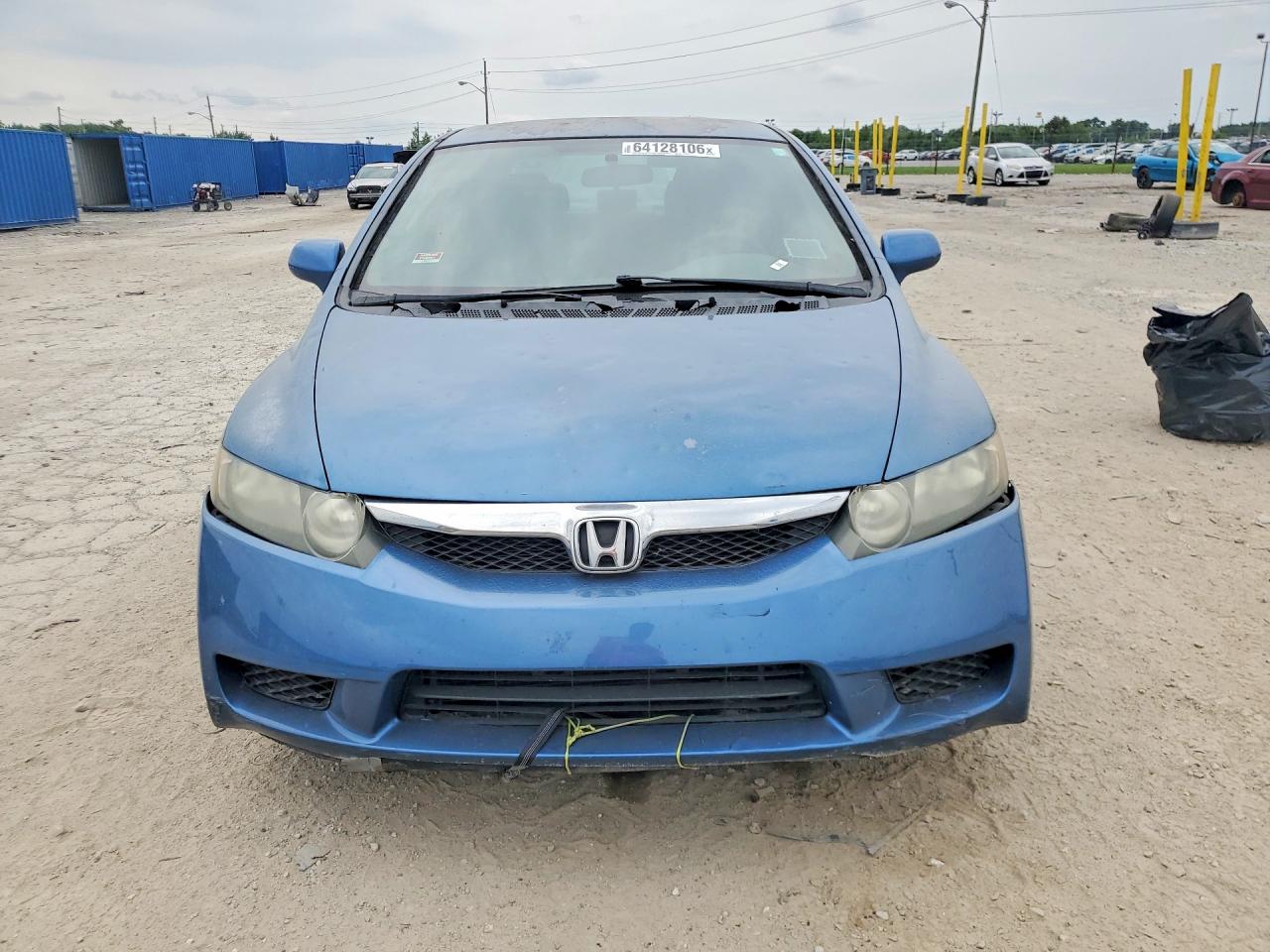 2010 Honda Civic Lx Blue vin: 2HGFA1F56AH563634
