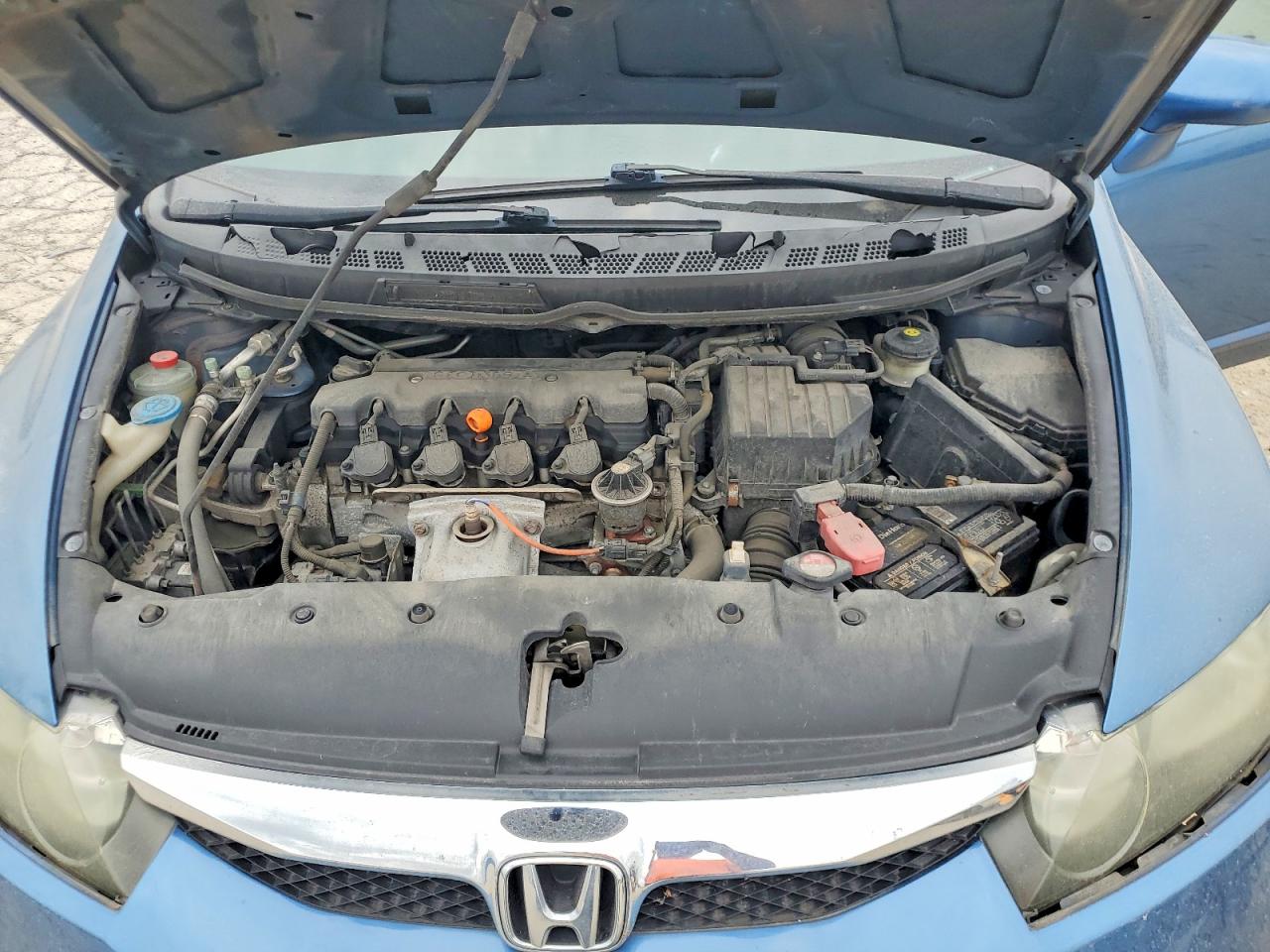 2010 Honda Civic Lx Blue vin: 2HGFA1F56AH563634