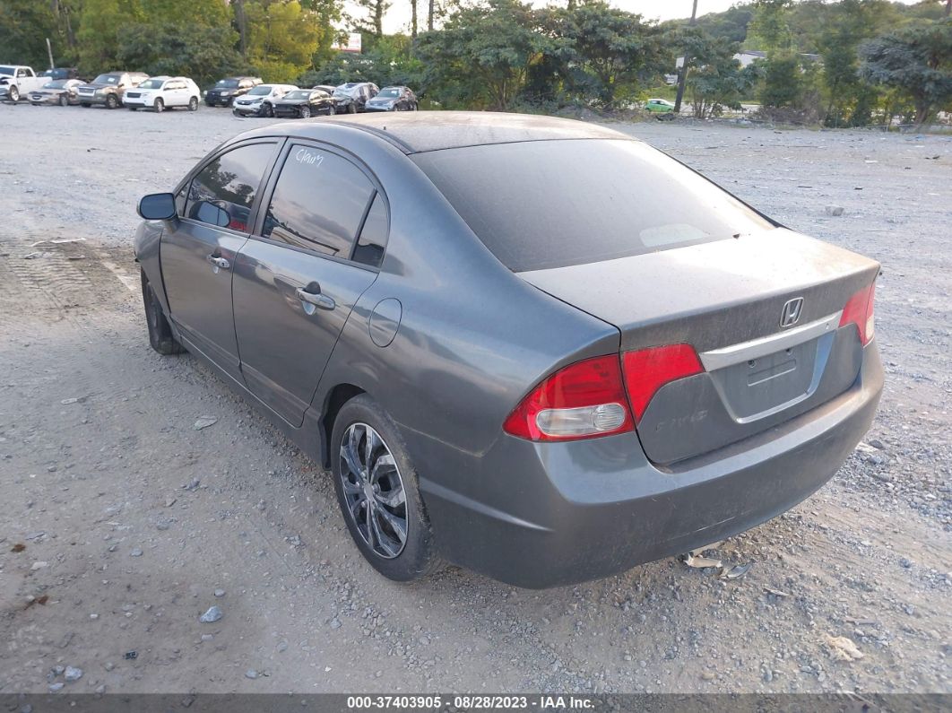 2010 Honda Civic Lx Gray vin: 2HGFA1F56AH565447