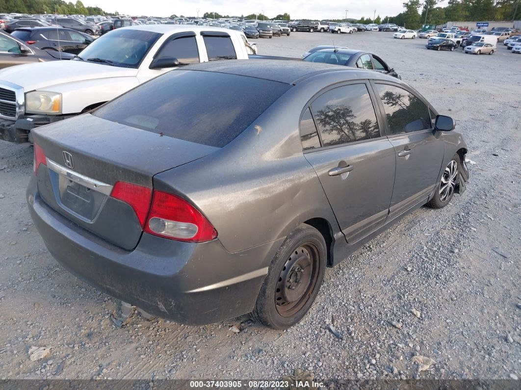 2010 Honda Civic Lx Gray vin: 2HGFA1F56AH565447