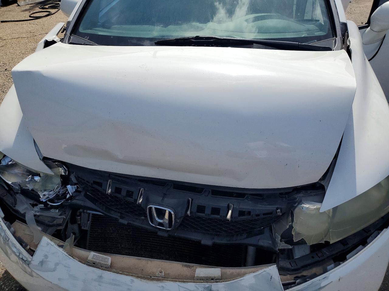 2010 Honda Civic Lx White vin: 2HGFA1F56AH572124