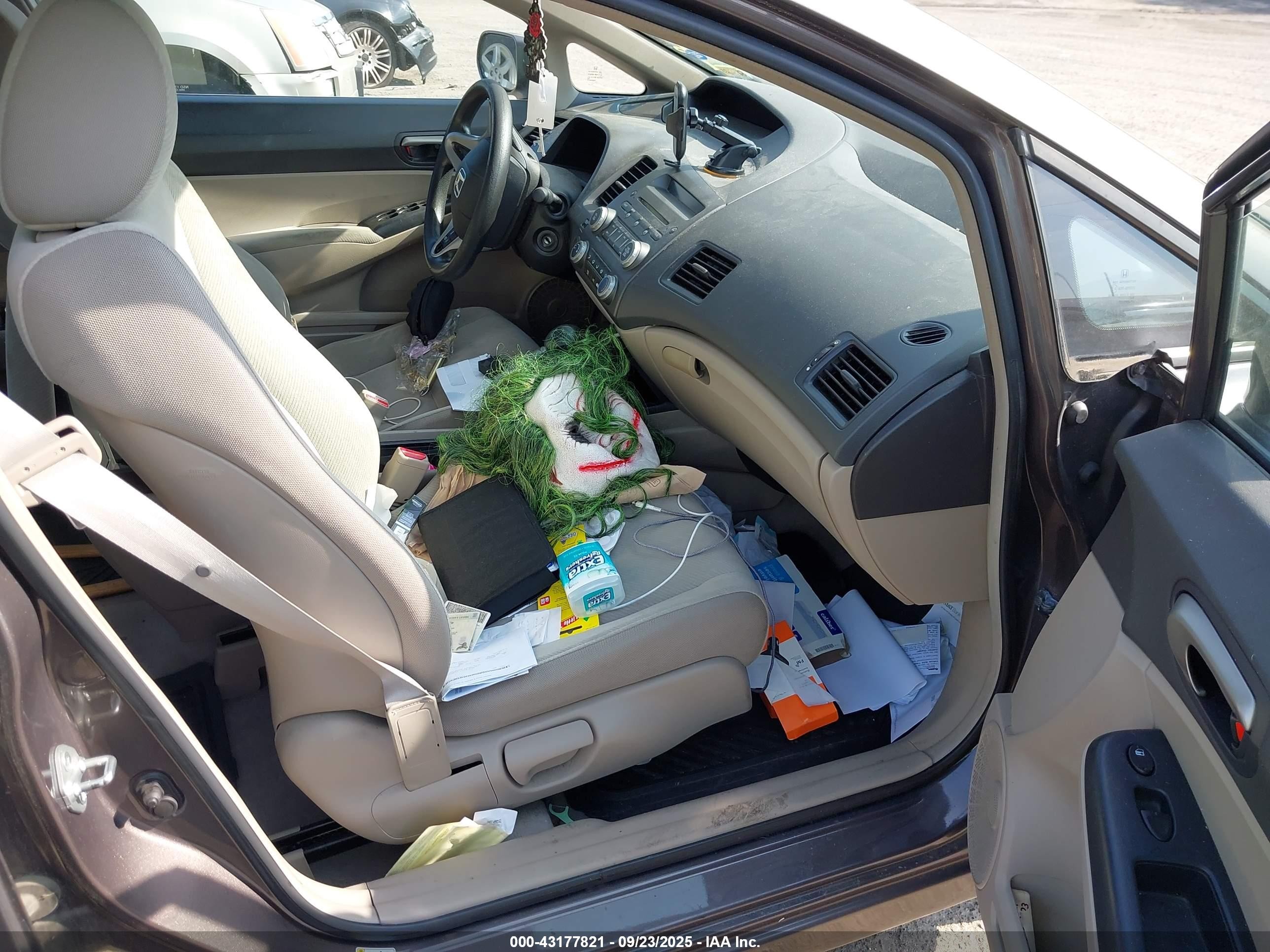 2010 Honda Civic Lx Серый vin: 2HGFA1F56AH576562