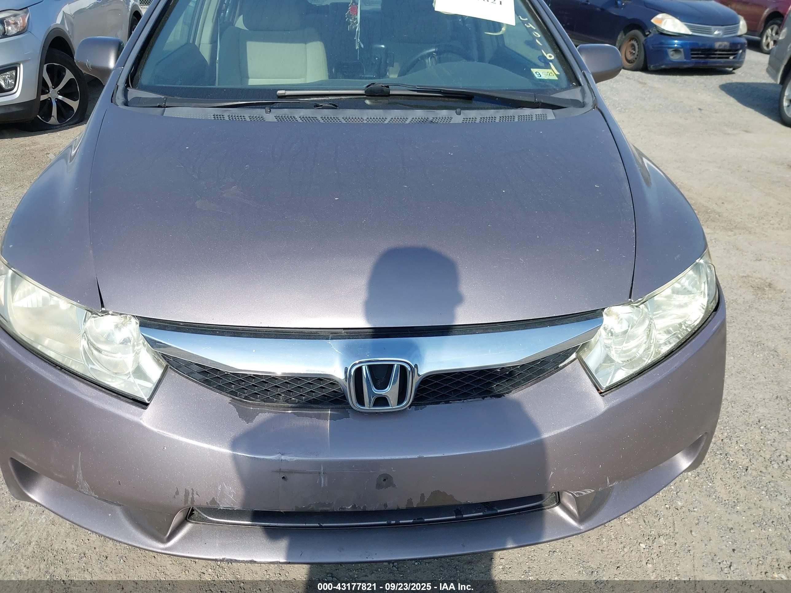 2010 Honda Civic Lx Серый vin: 2HGFA1F56AH576562