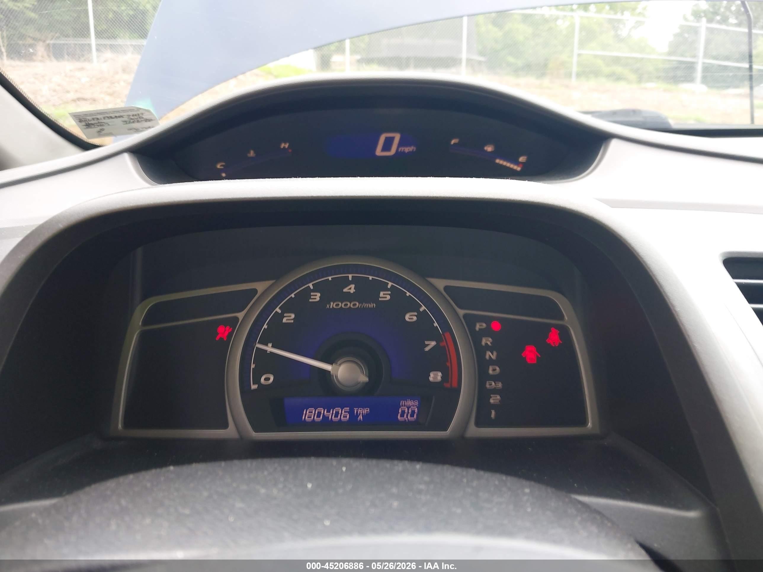2010 Honda Civic Lx Blue vin: 2HGFA1F56AH576688