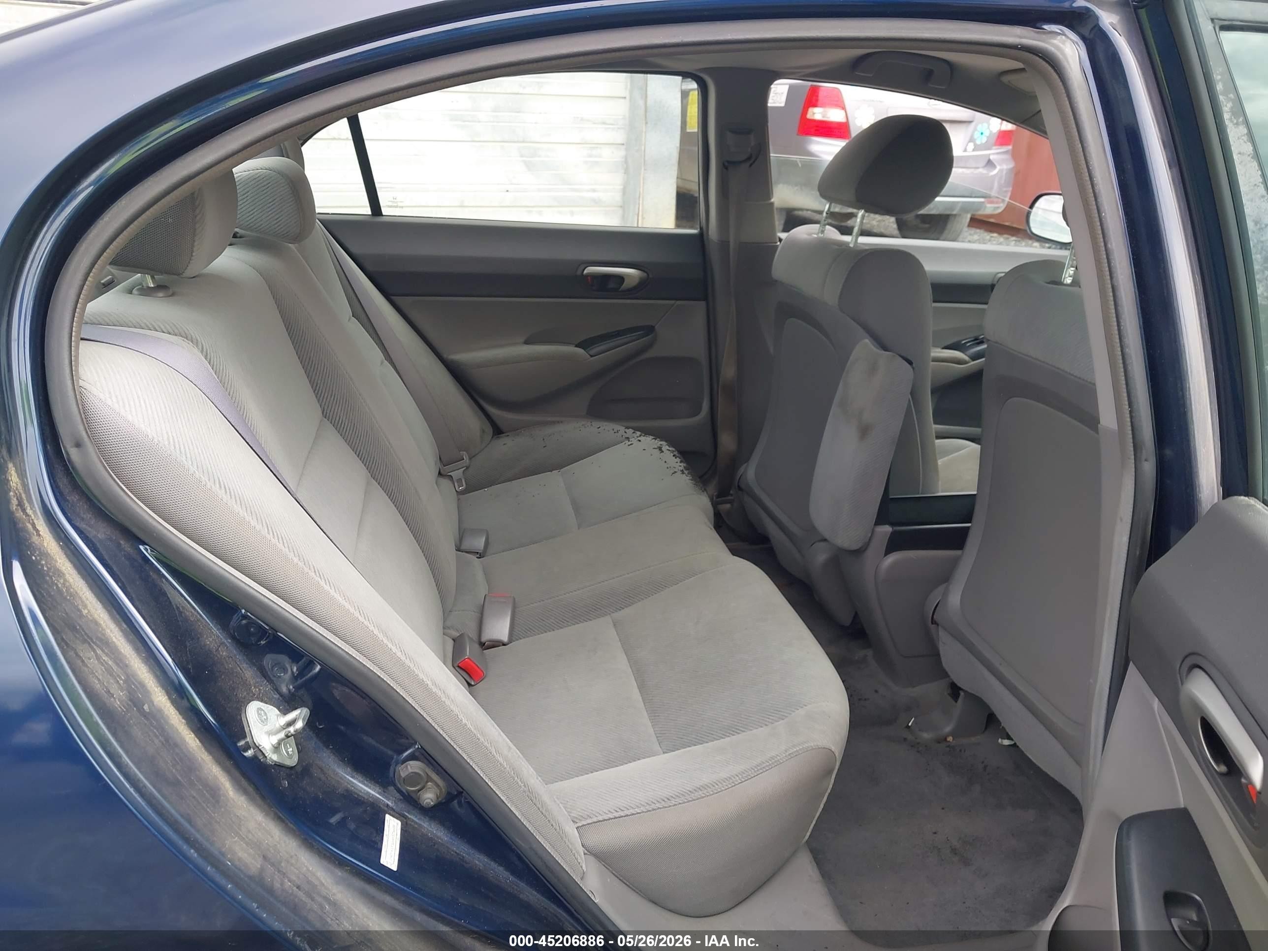 2010 Honda Civic Lx Blue vin: 2HGFA1F56AH576688