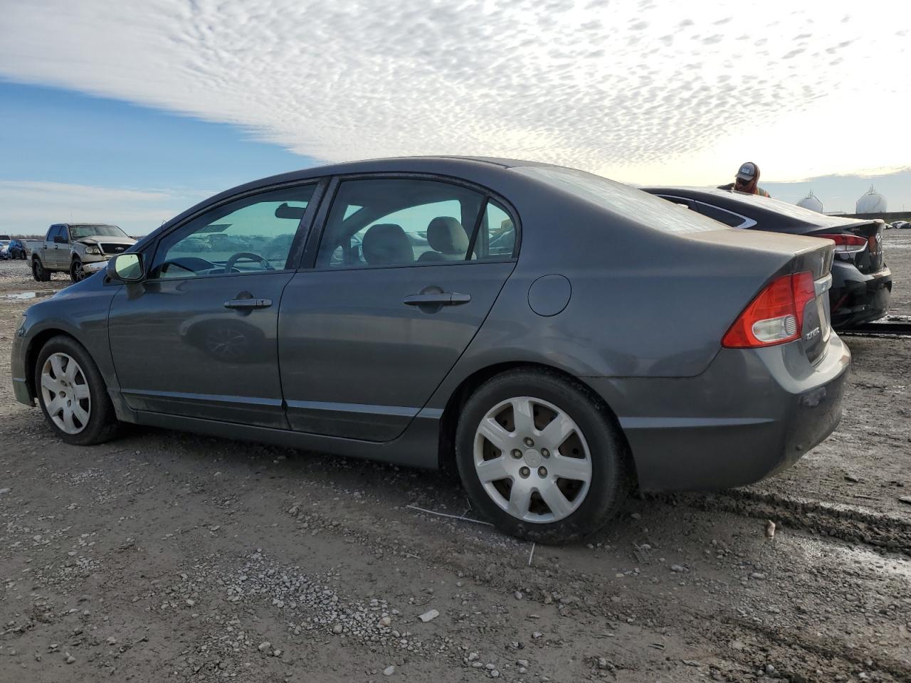2011 Honda Civic Lx Gray vin: 2HGFA1F56BH301615