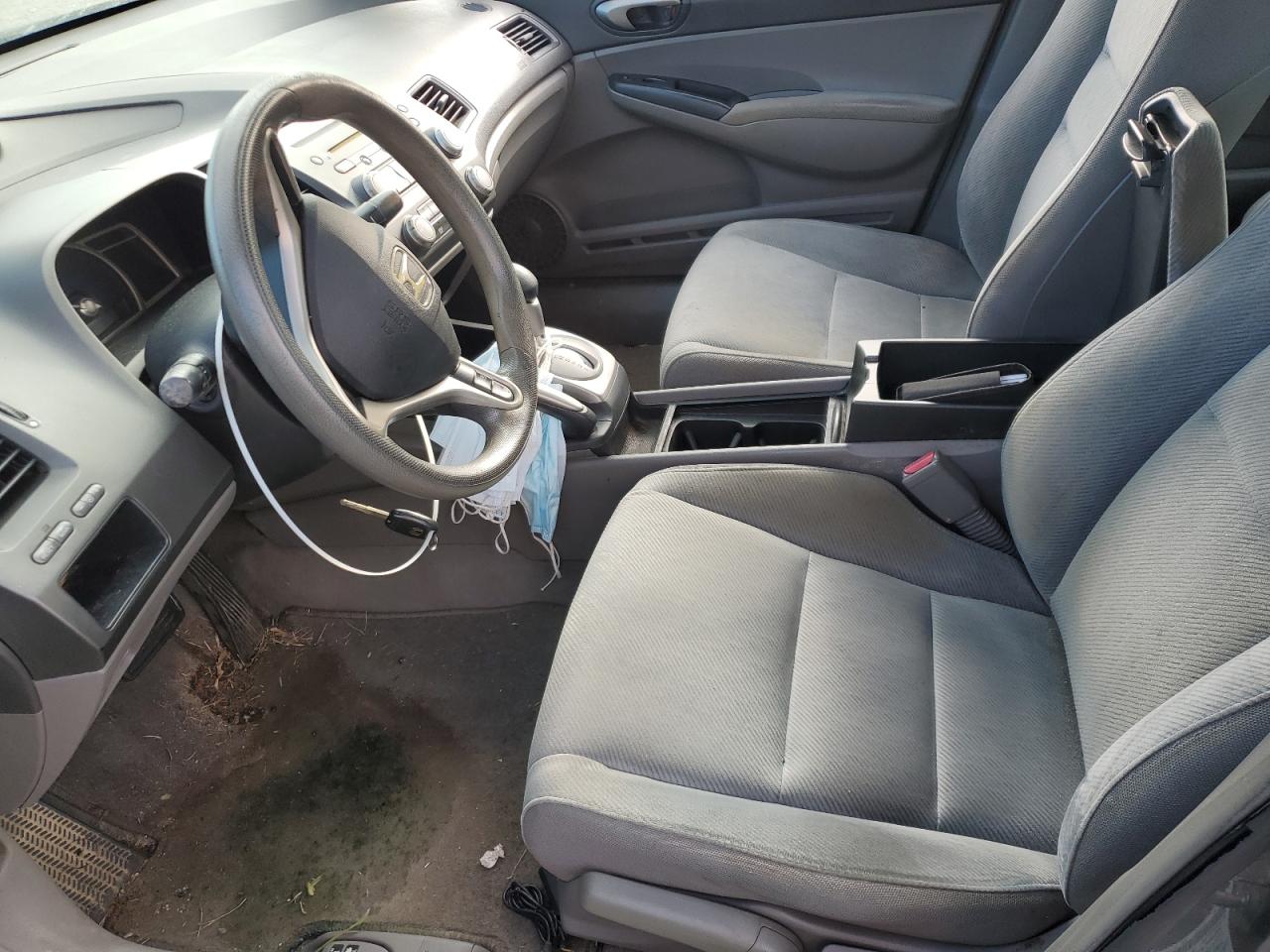 2011 Honda Civic Lx Gray vin: 2HGFA1F56BH301615
