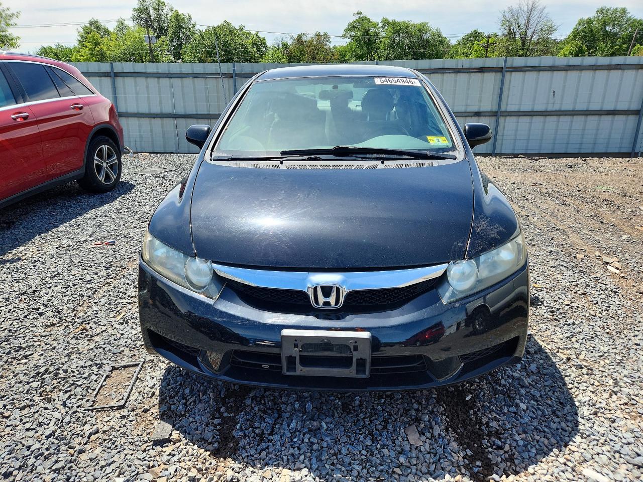 2011 Honda Civic Lx Black vin: 2HGFA1F56BH308788
