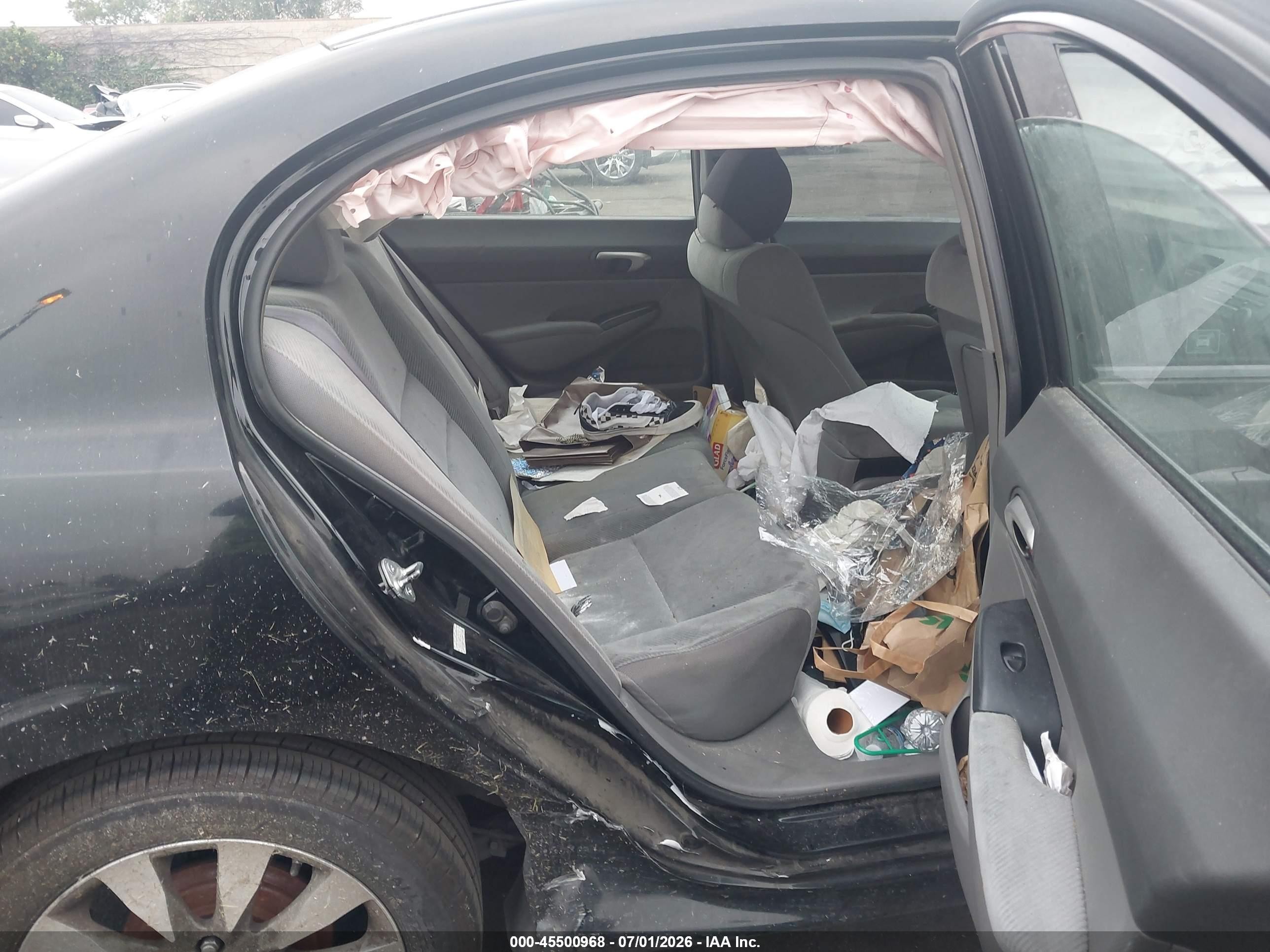 2011 Honda Civic Lx Черный vin: 2HGFA1F56BH309343