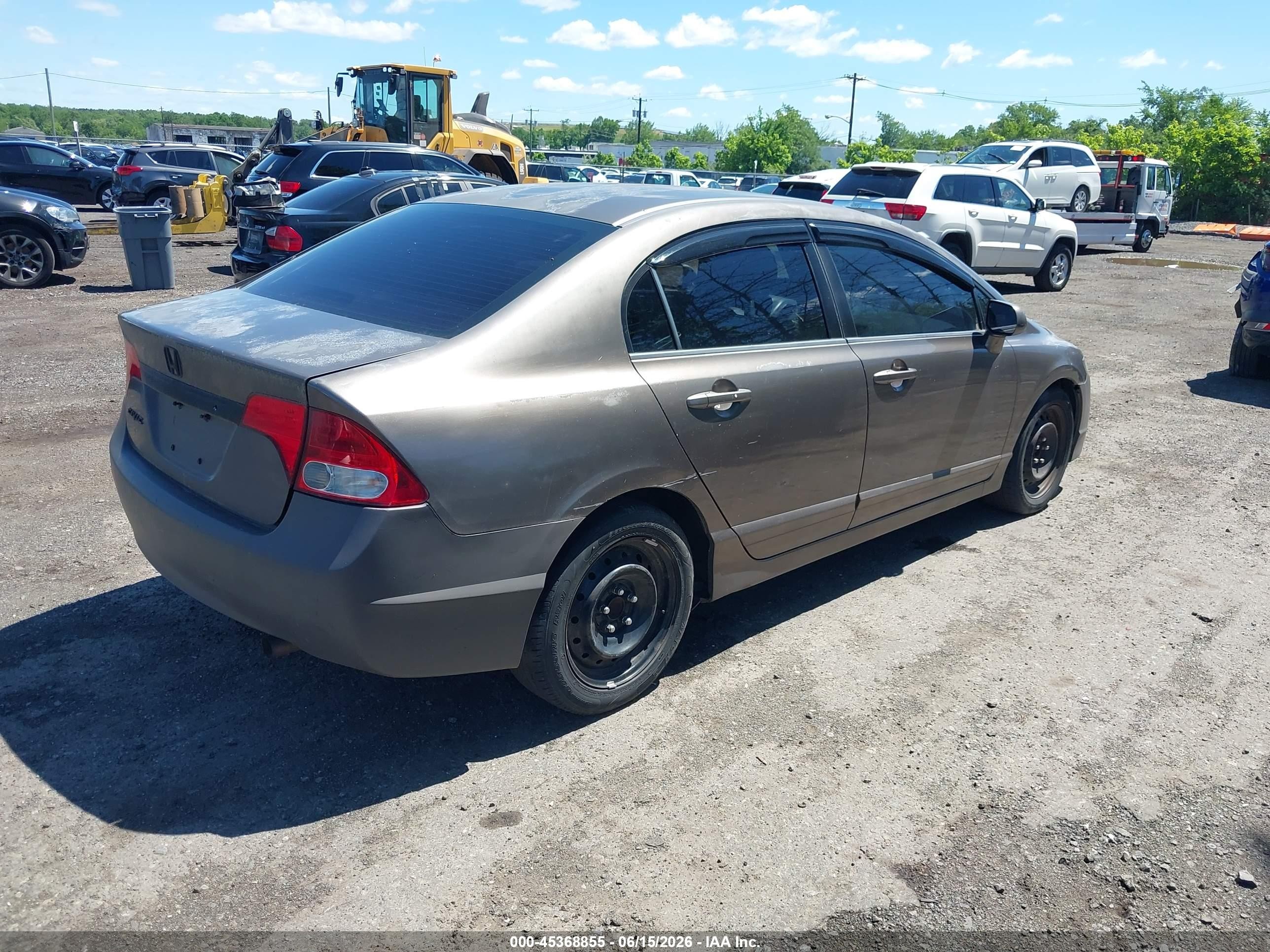 2011 Honda Civic Lx Brown vin: 2HGFA1F56BH503161
