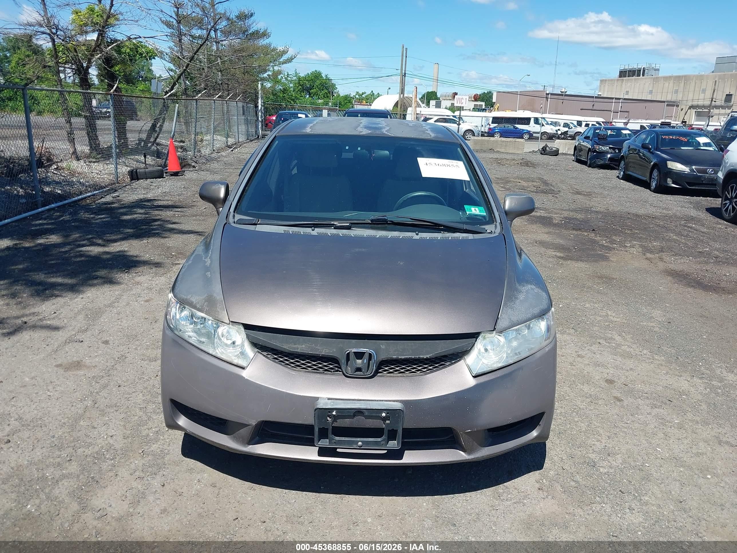 2011 Honda Civic Lx Brown vin: 2HGFA1F56BH503161