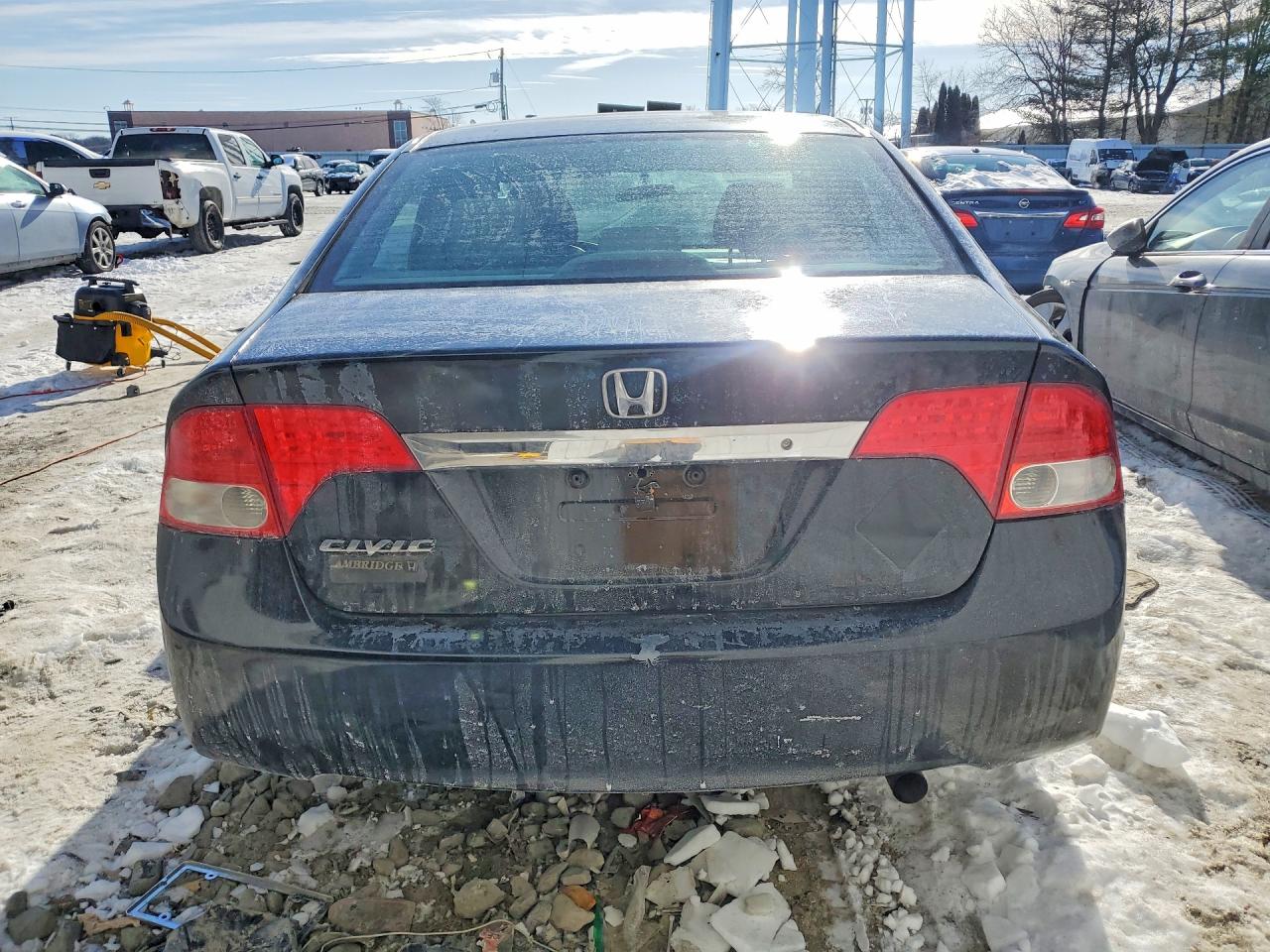 2011 Honda Civic Lx Black vin: 2HGFA1F56BH504083