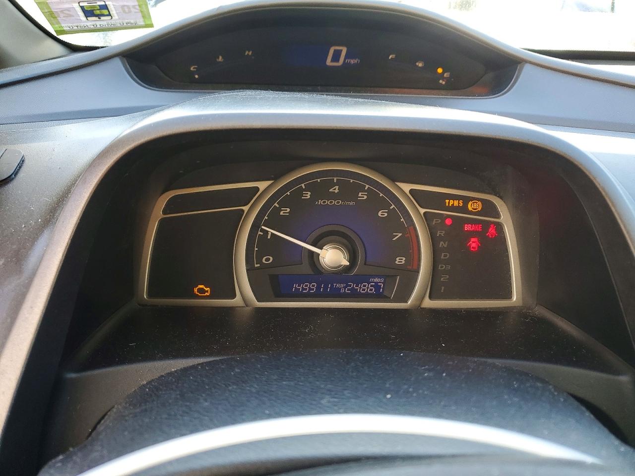 2011 Honda Civic Lx Black vin: 2HGFA1F56BH504083