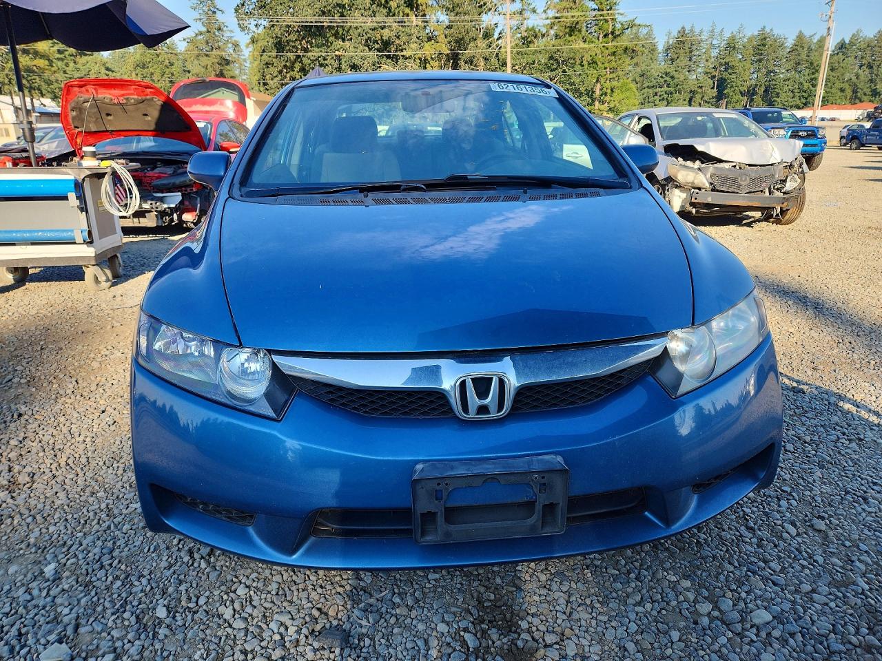 2011 Honda Civic Lx Синий vin: 2HGFA1F56BH504570