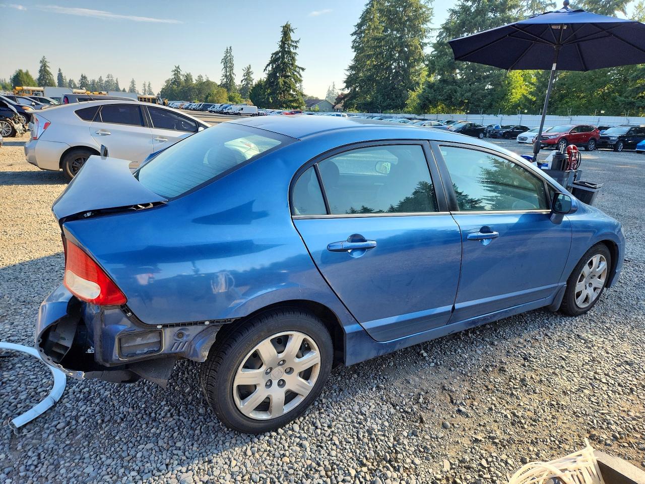 2011 Honda Civic Lx Синий vin: 2HGFA1F56BH504570