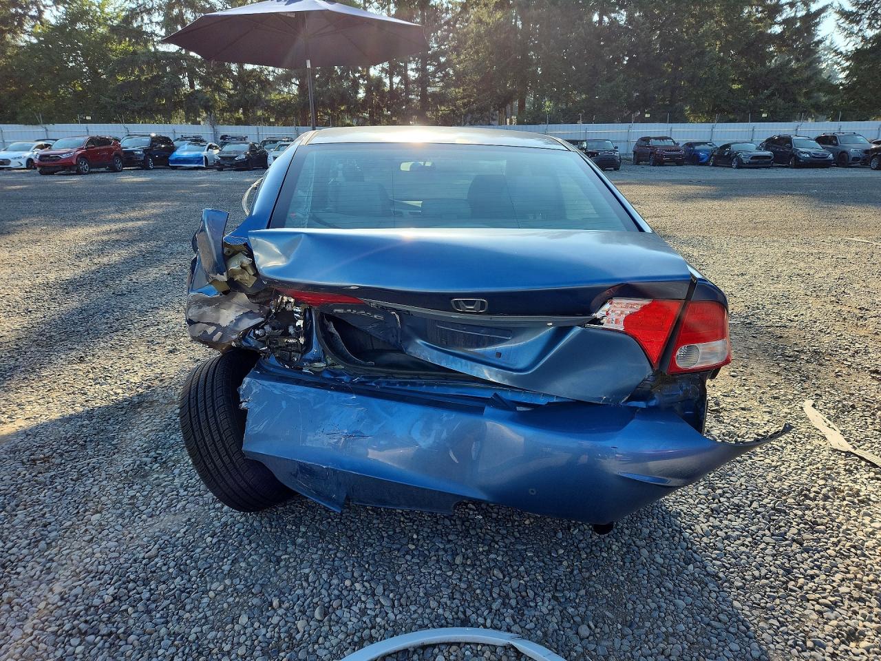 2011 Honda Civic Lx Синий vin: 2HGFA1F56BH504570