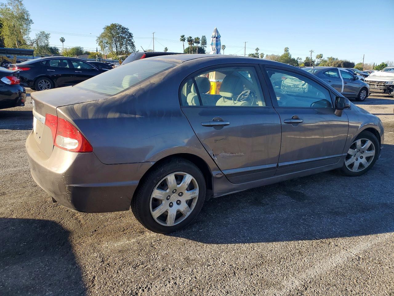 2011 Honda Civic Lx Brown vin: 2HGFA1F56BH522468