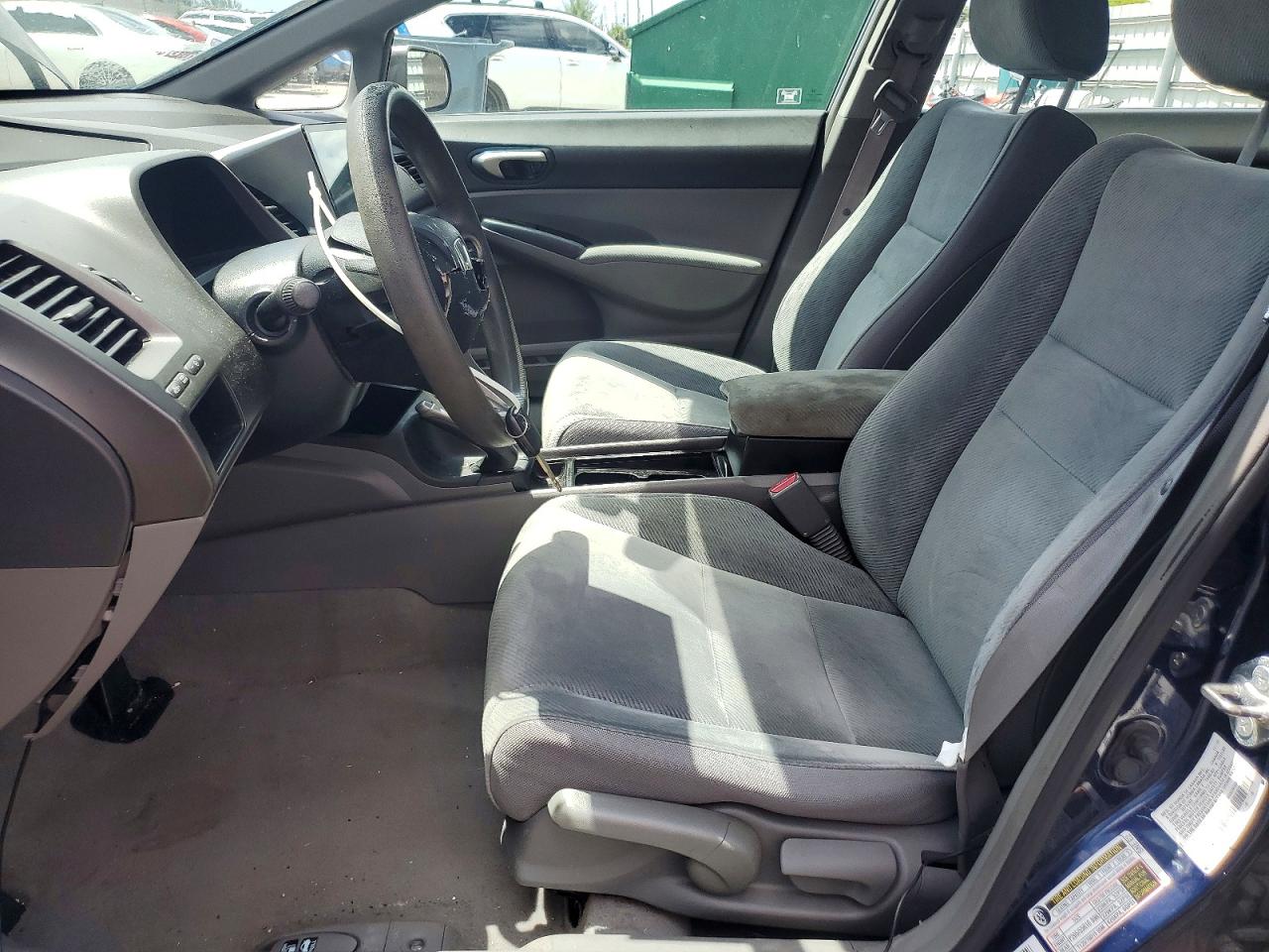 2011 Honda Civic Lx Blue vin: 2HGFA1F56BH524463
