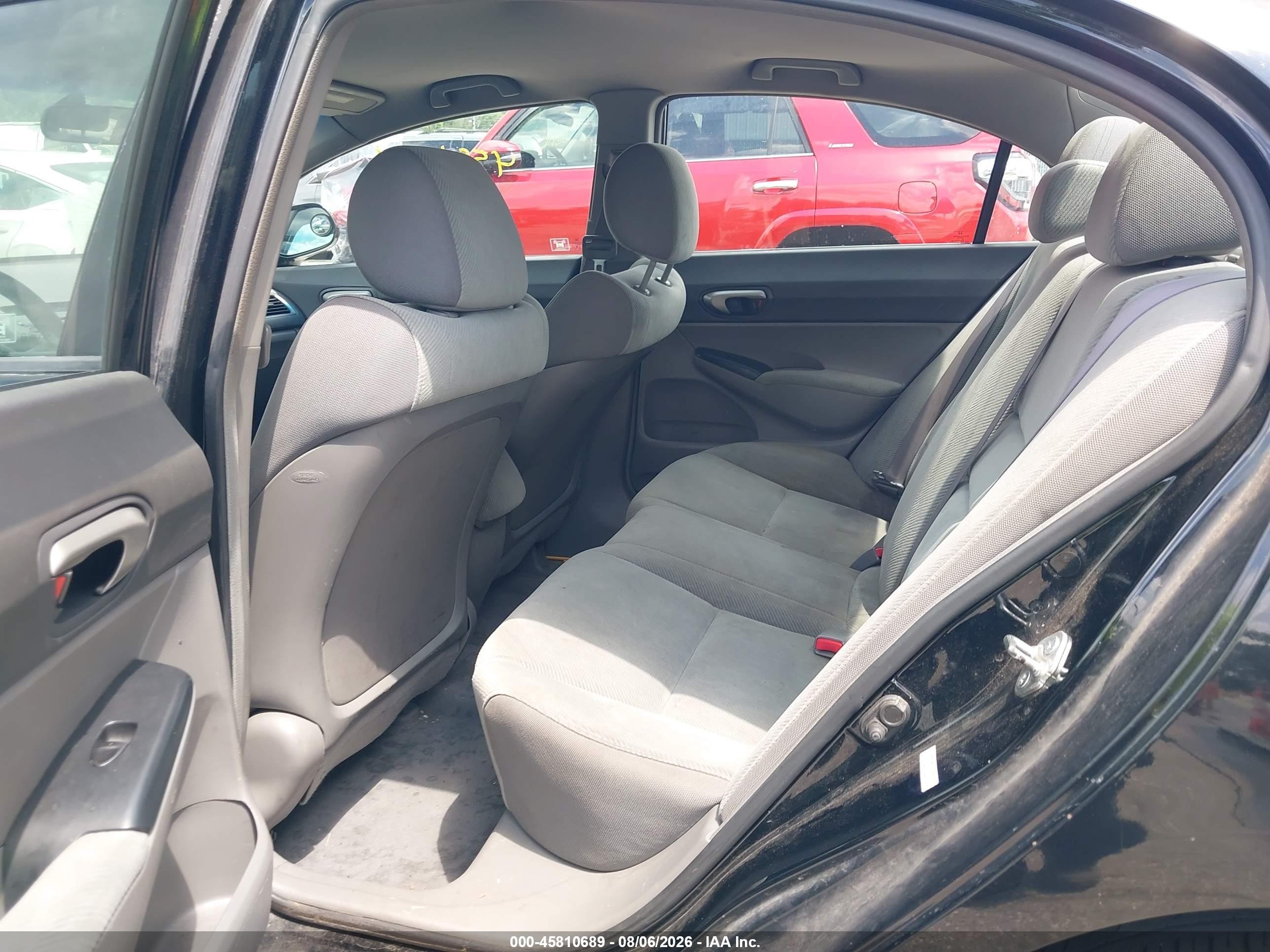 2011 Honda Civic Lx Black vin: 2HGFA1F56BH530795