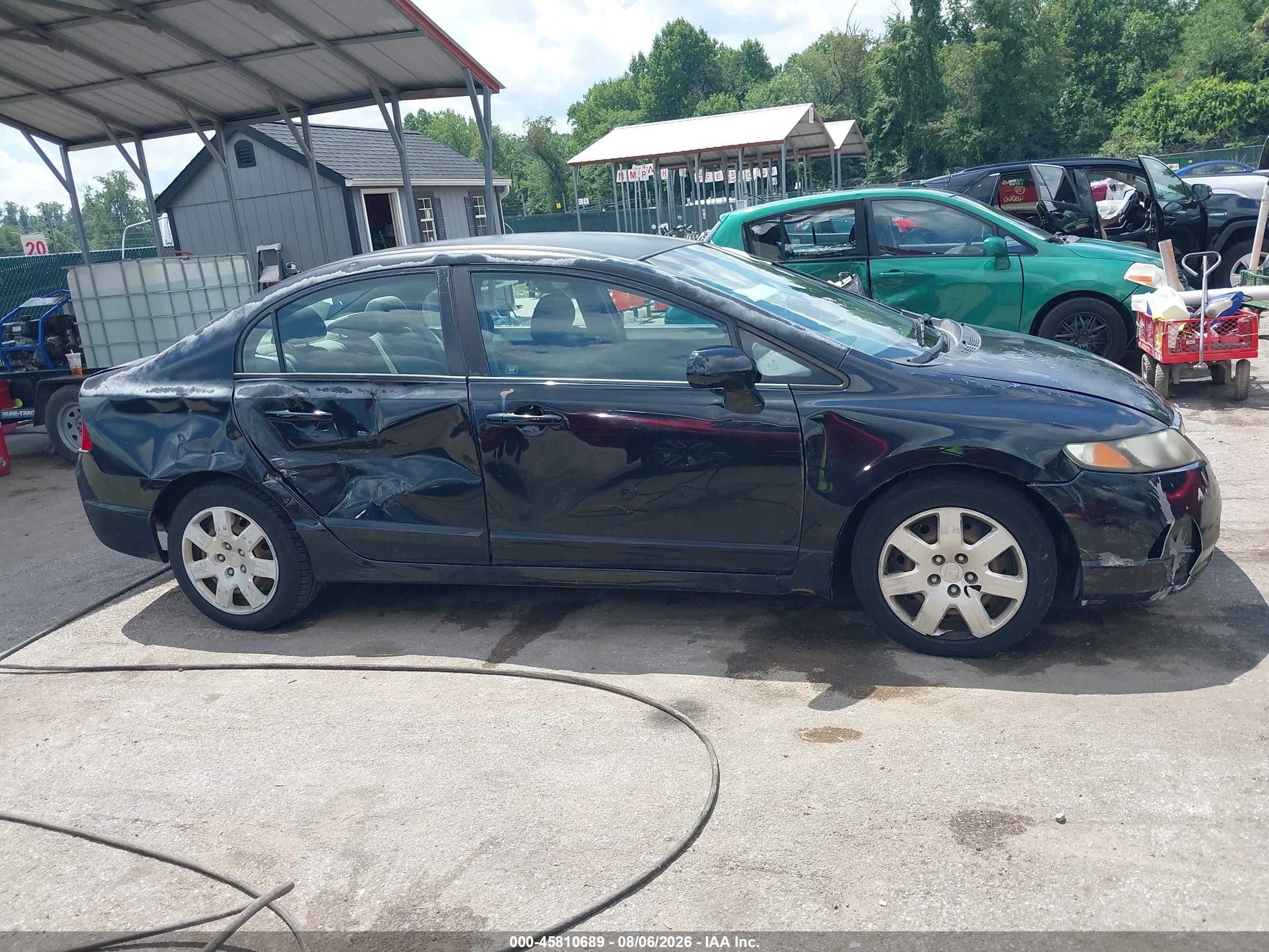 2011 Honda Civic Lx Black vin: 2HGFA1F56BH530795
