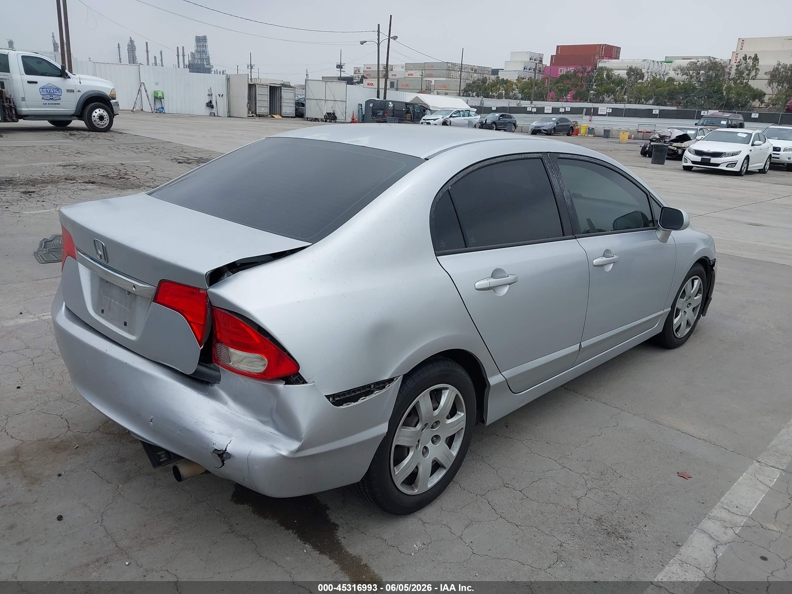 2011 Honda Civic Lx Silver vin: 2HGFA1F56BH534636