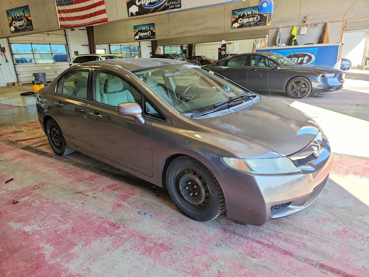 2011 Honda Civic Lx Gray vin: 2HGFA1F56BH534815