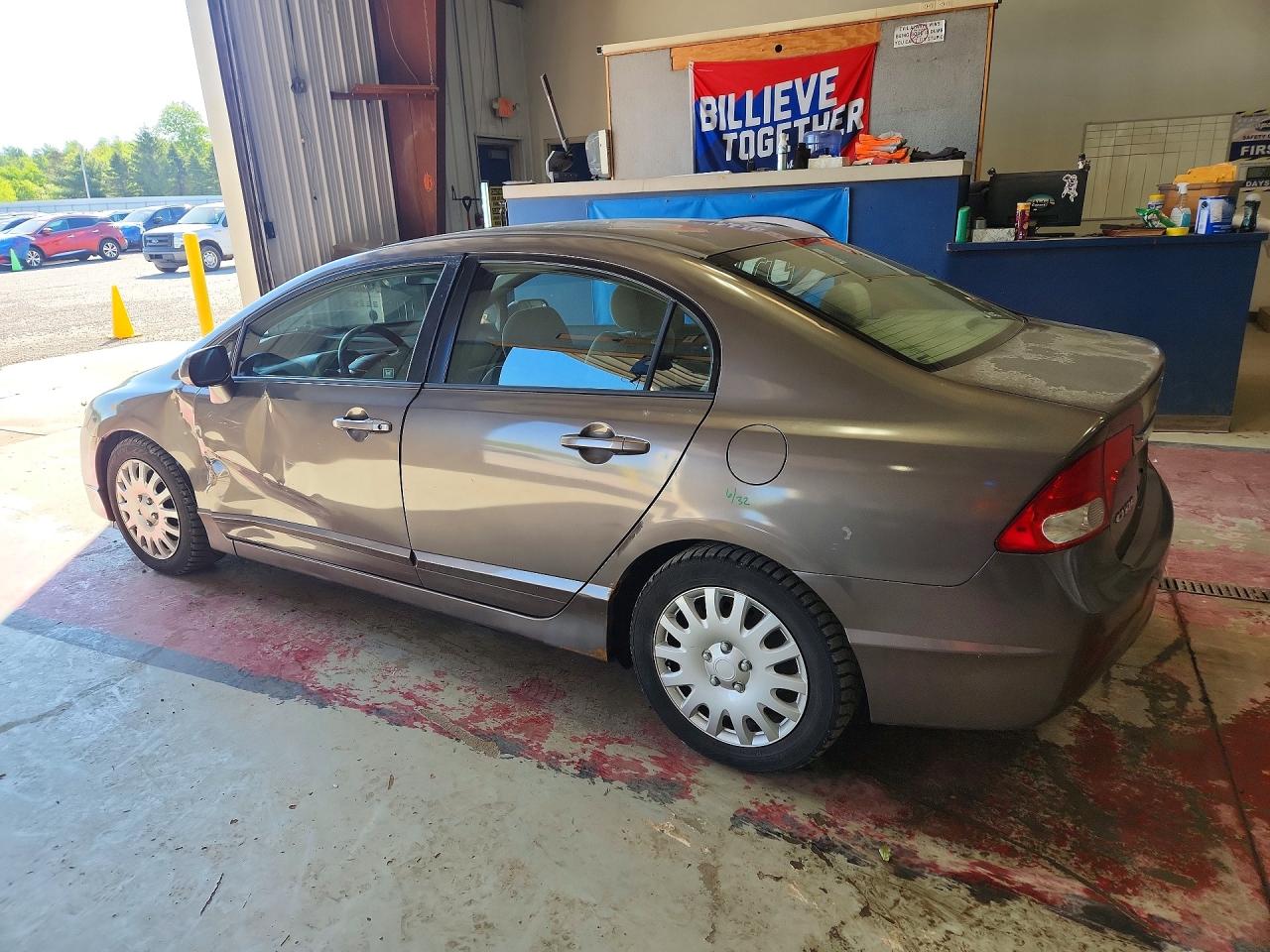 2011 Honda Civic Lx Gray vin: 2HGFA1F56BH534815