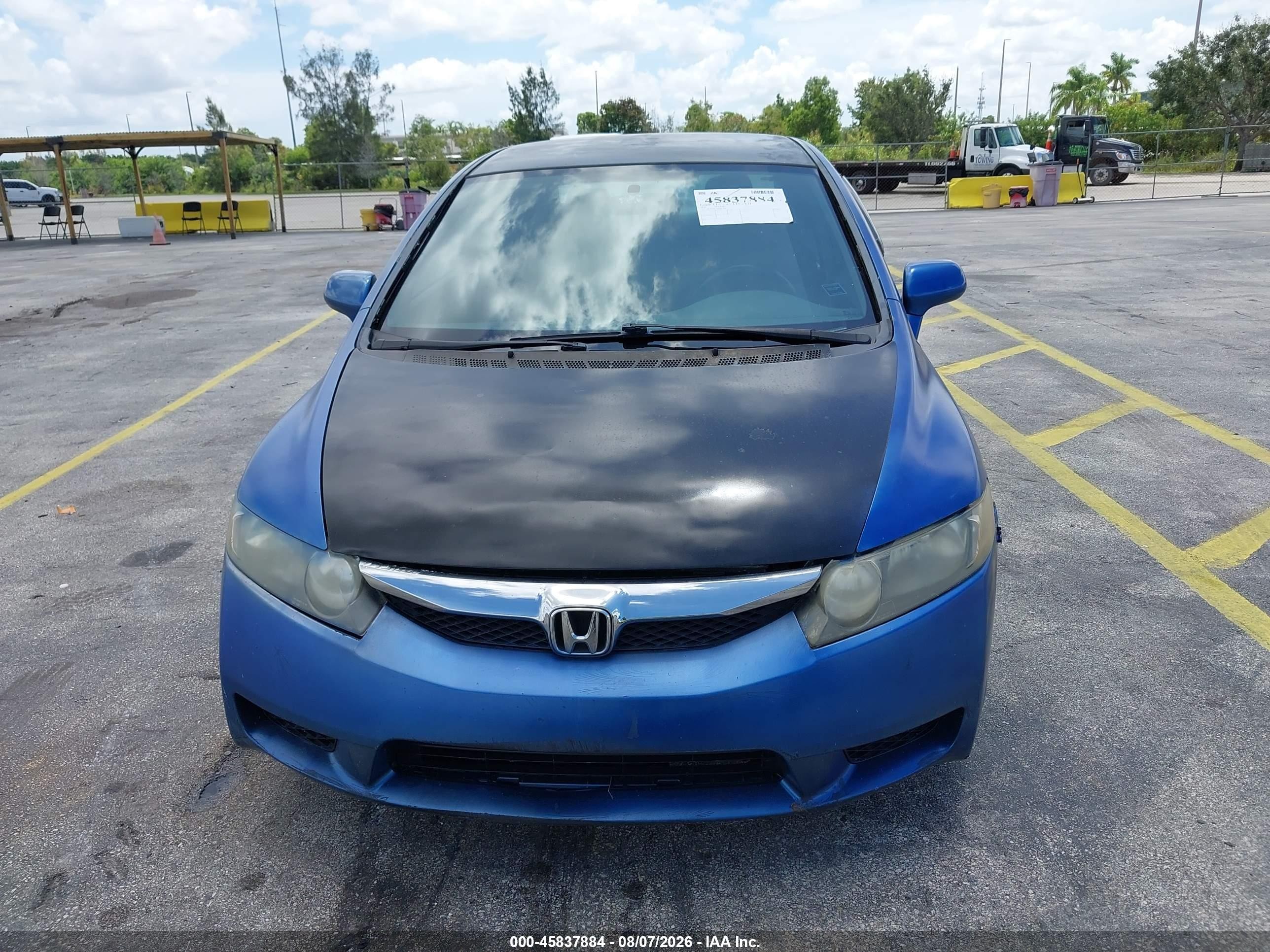 2010 Honda Civic Lx Blue vin: 2HGFA1F57AH303999