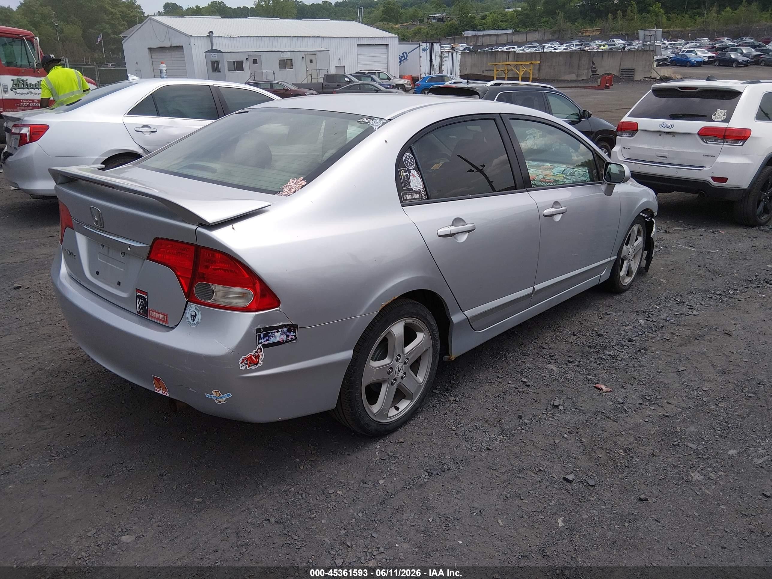 2010 Honda Civic Lx Silver vin: 2HGFA1F57AH309432