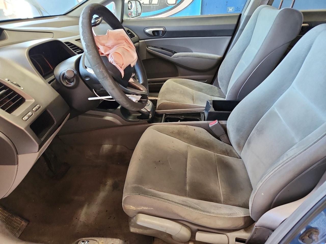 2010 Honda Civic Lx Blue vin: 2HGFA1F57AH318258
