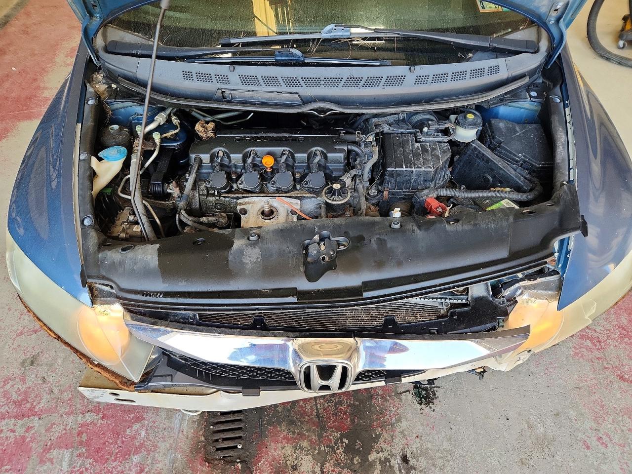 2010 Honda Civic Lx Blue vin: 2HGFA1F57AH318258