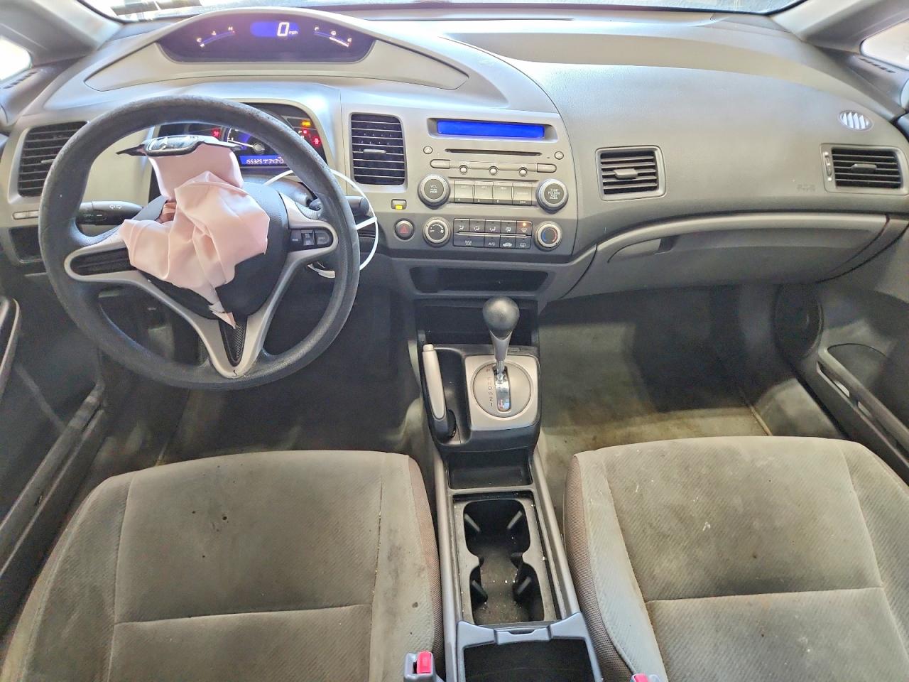 2010 Honda Civic Lx Blue vin: 2HGFA1F57AH318258