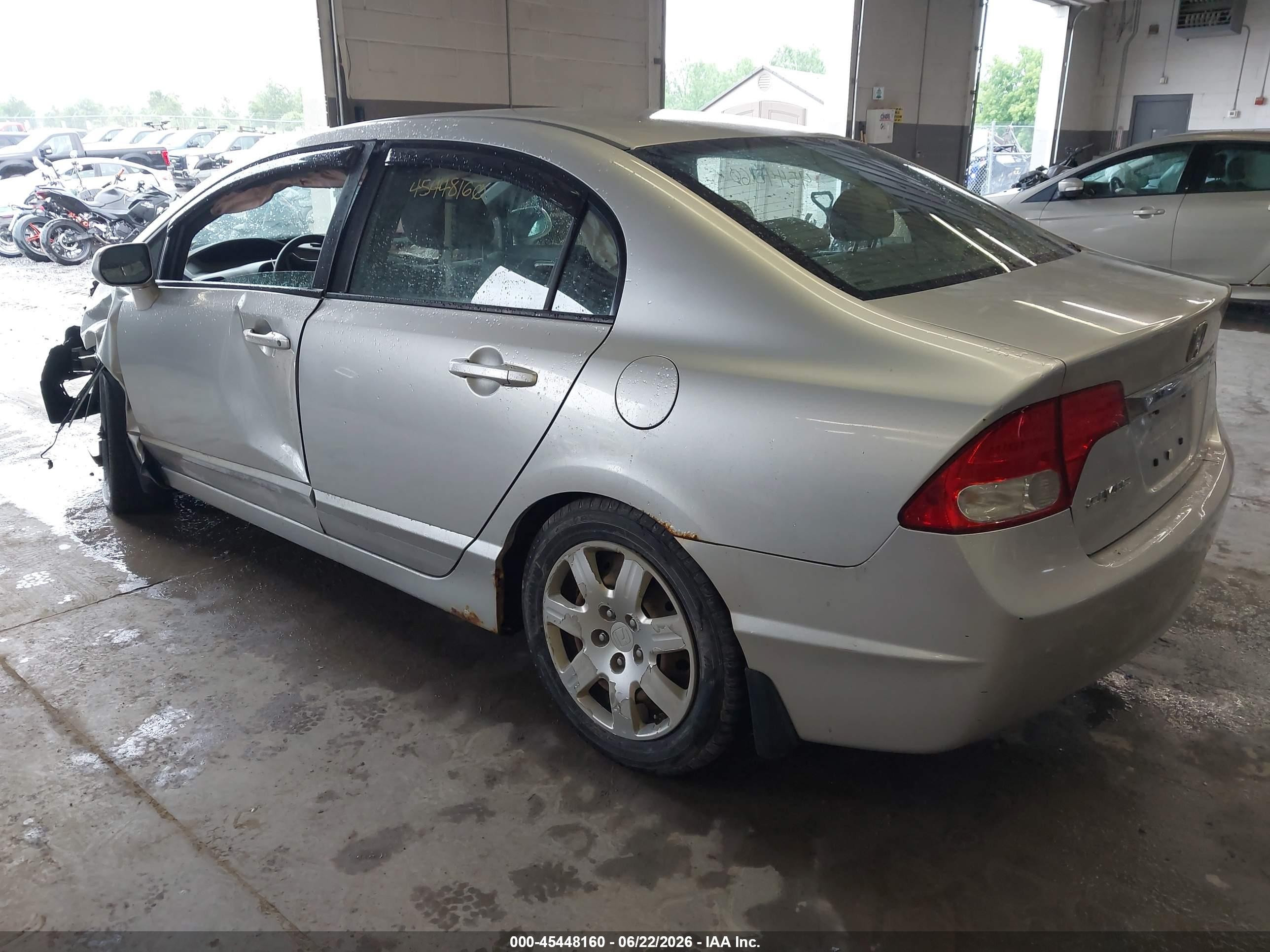 2010 Honda Civic Lx Silver vin: 2HGFA1F57AH319216