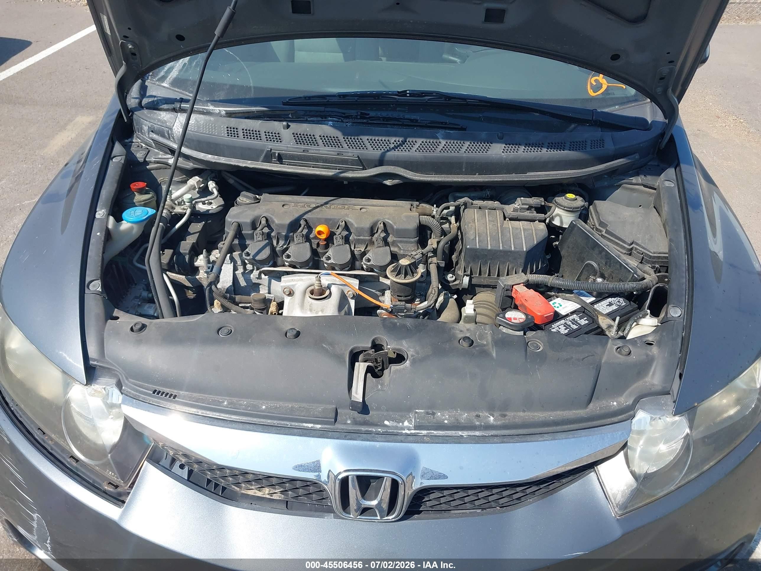 2010 Honda Civic Lx Gray vin: 2HGFA1F57AH328885