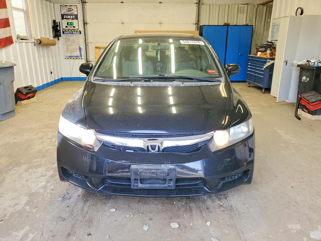 2010 Honda Civic Lx Черный vin: 2HGFA1F57AH330197