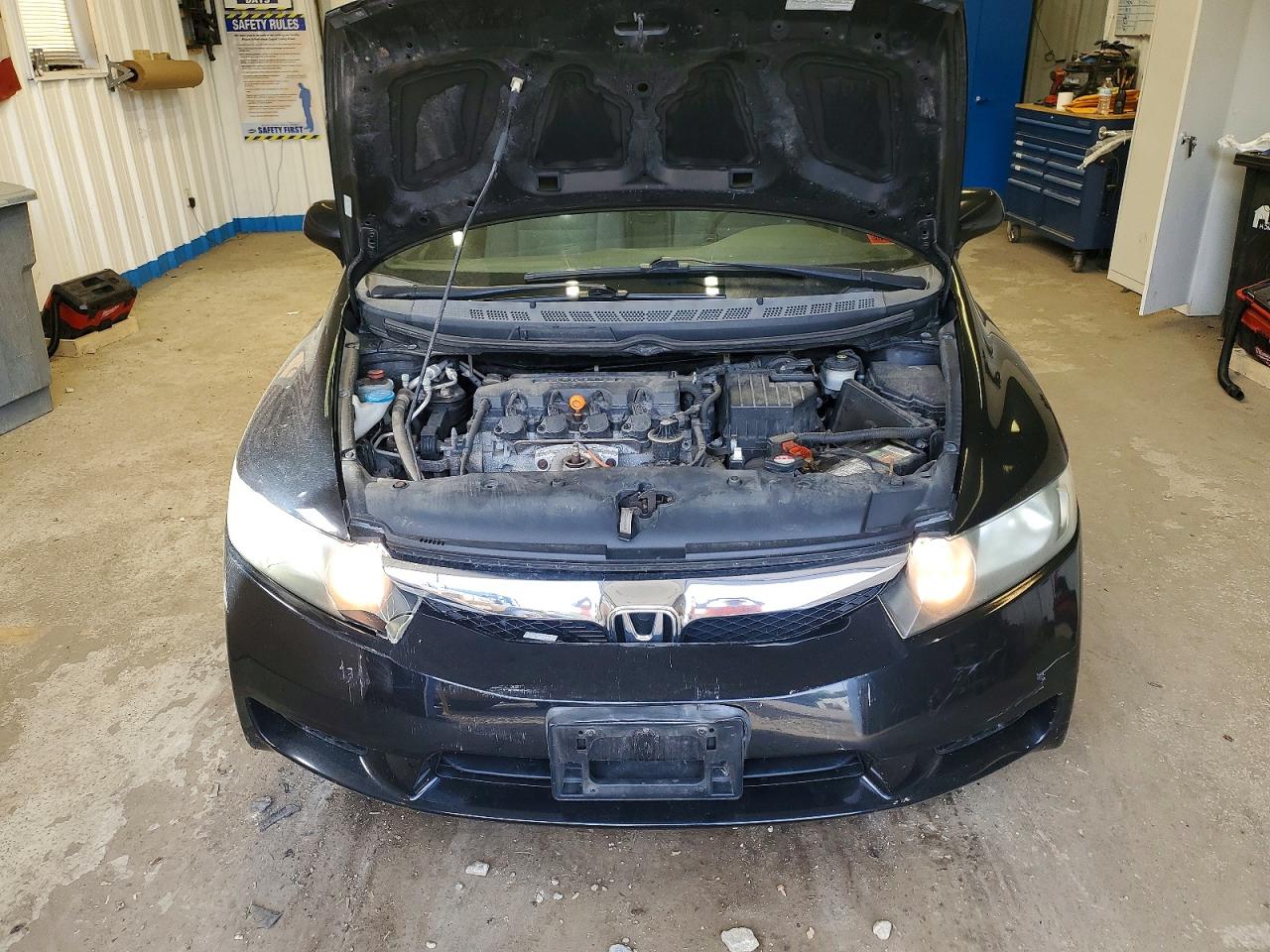 2010 Honda Civic Lx Черный vin: 2HGFA1F57AH330197