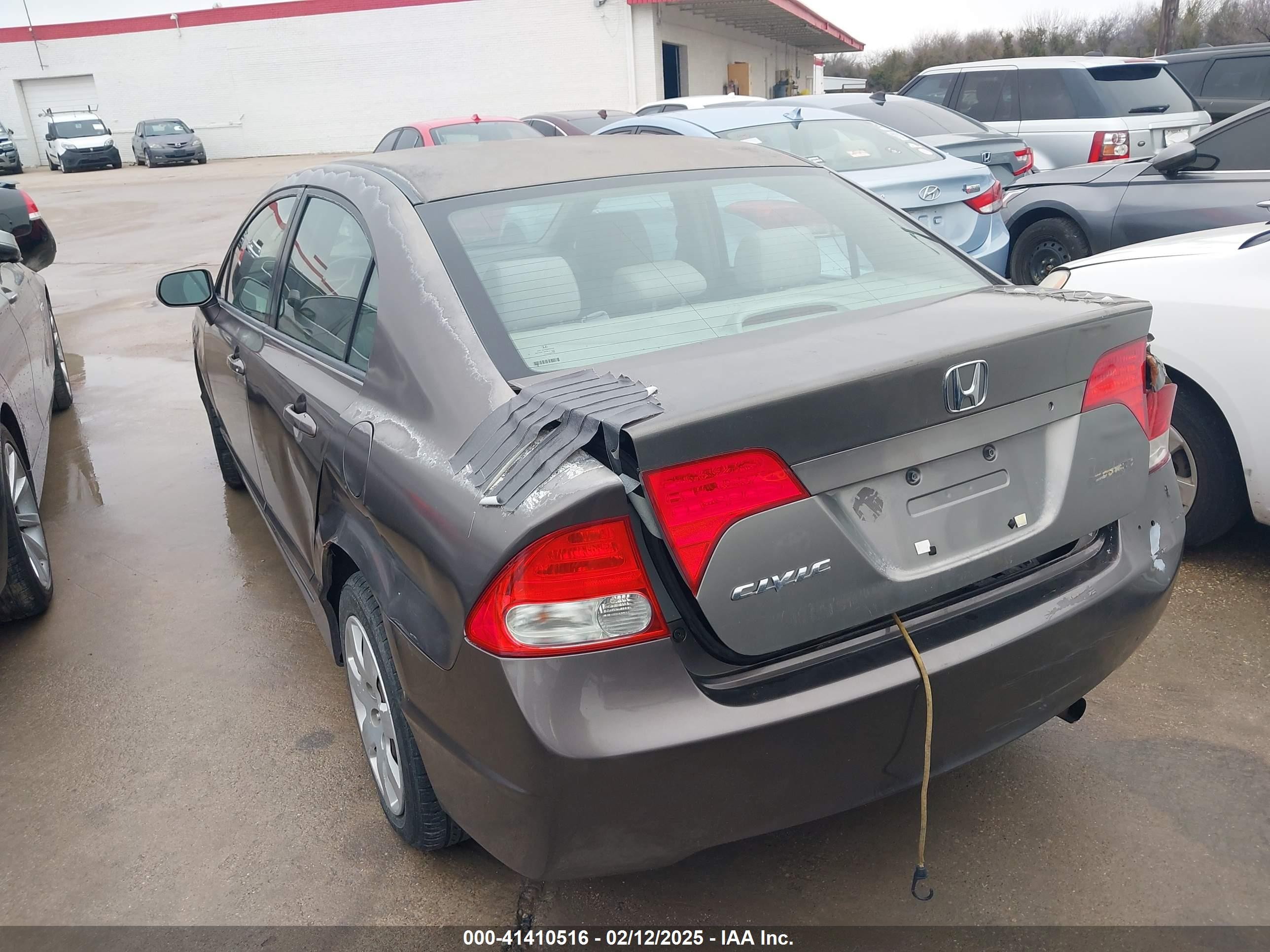 2010 Honda Civic Lx Серый vin: 2HGFA1F57AH524244